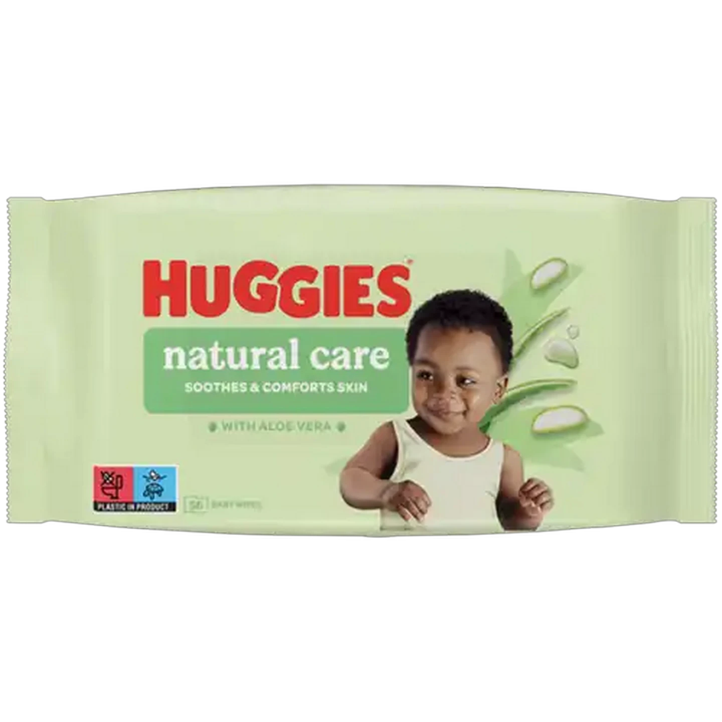 Image of Huggies Natural Care Baby Wipes 56 Pack