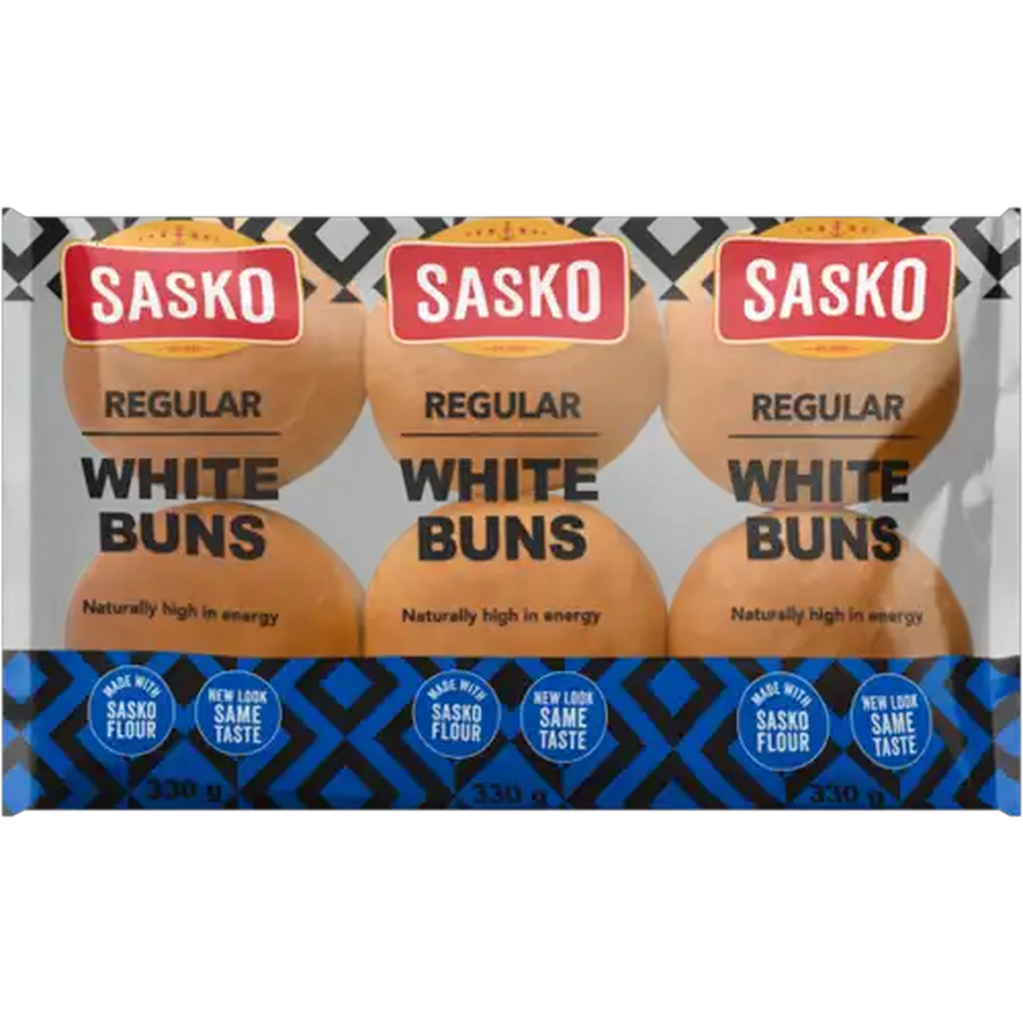 Image of SASKO Regular White Buns 6 Pack