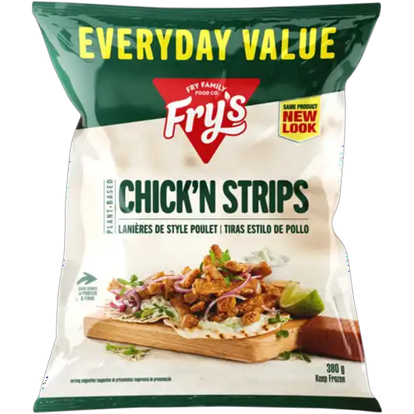 Image of Fry's Frozen Plant-Based Chick'n Strips 380g