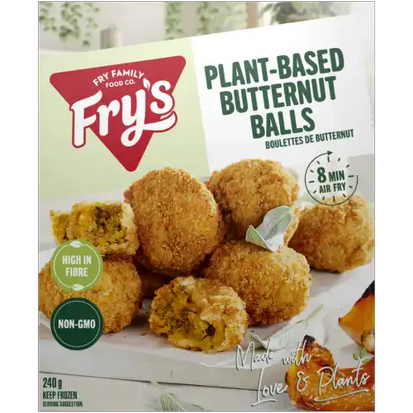 Image of Fry's Frozen Chickpea and Roasted Butternut Balls 240g