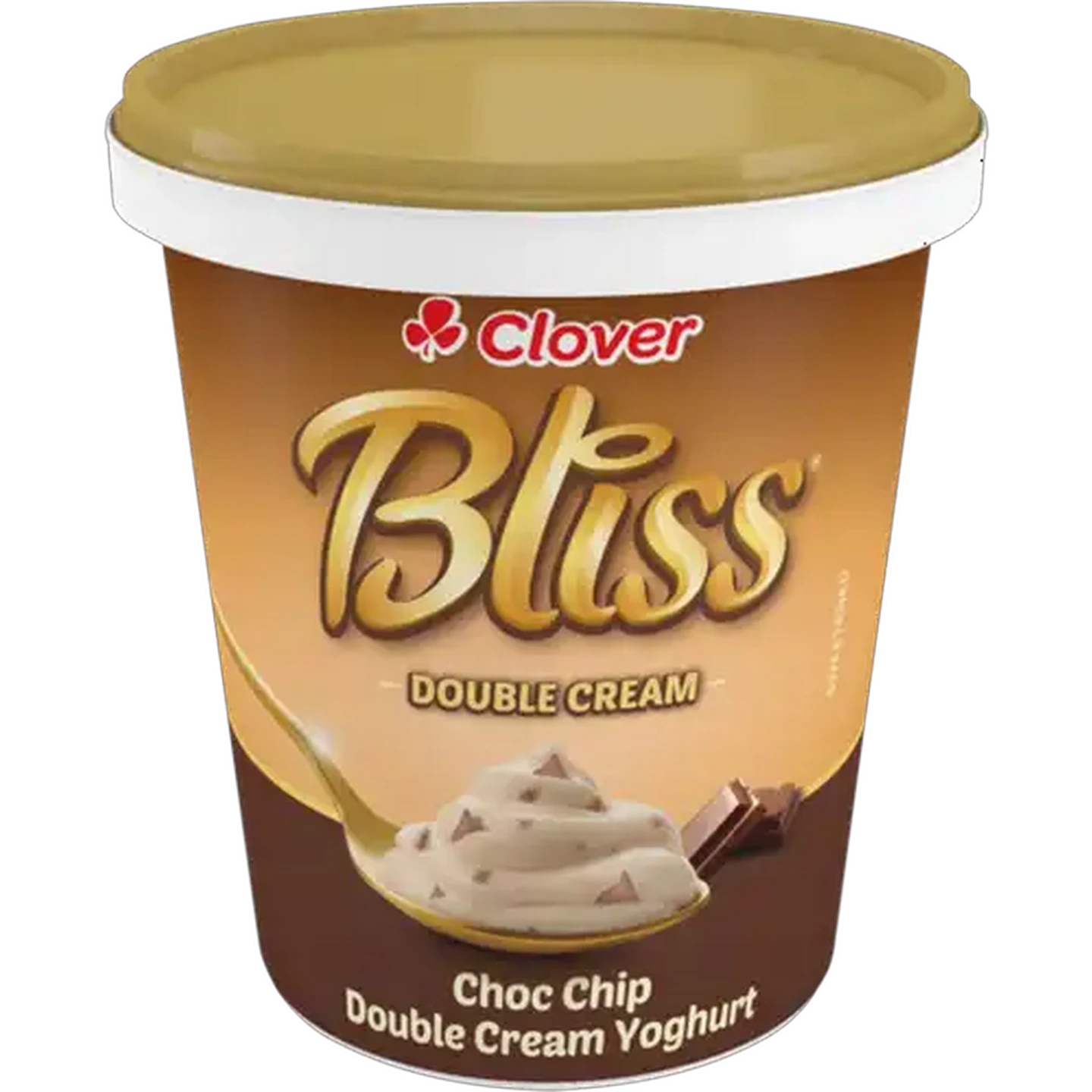 Image of Clover Bliss Choc Chip Double Cream Yoghurt 1kg