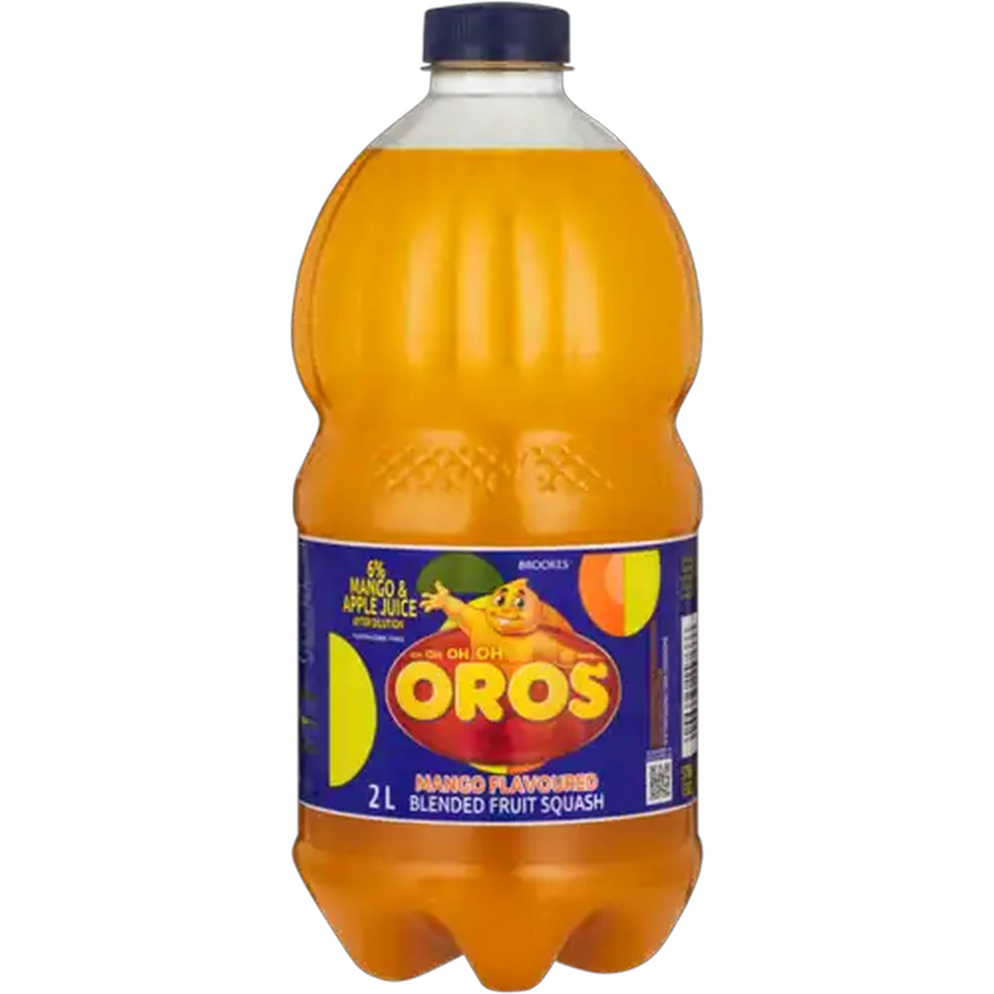 Image of Brookes Oros Mango Flavoured Blended Fruit Squash 2L