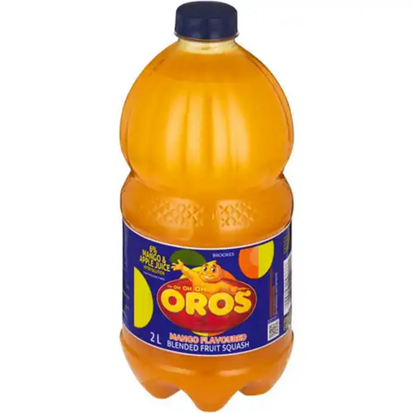 Image of Brookes Oros Mango Flavoured Blended Fruit Squash 2L