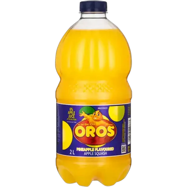 Oros Pineapple Flavoured Concentrated Squash 2L