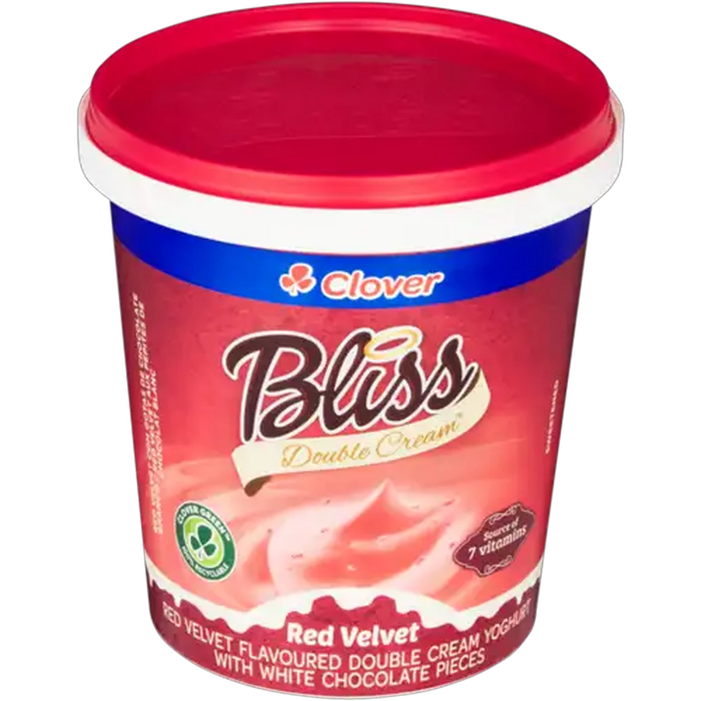 Image of Clover Bliss Red Velvet Flavoured Double Cream Yoghurt 1kg
