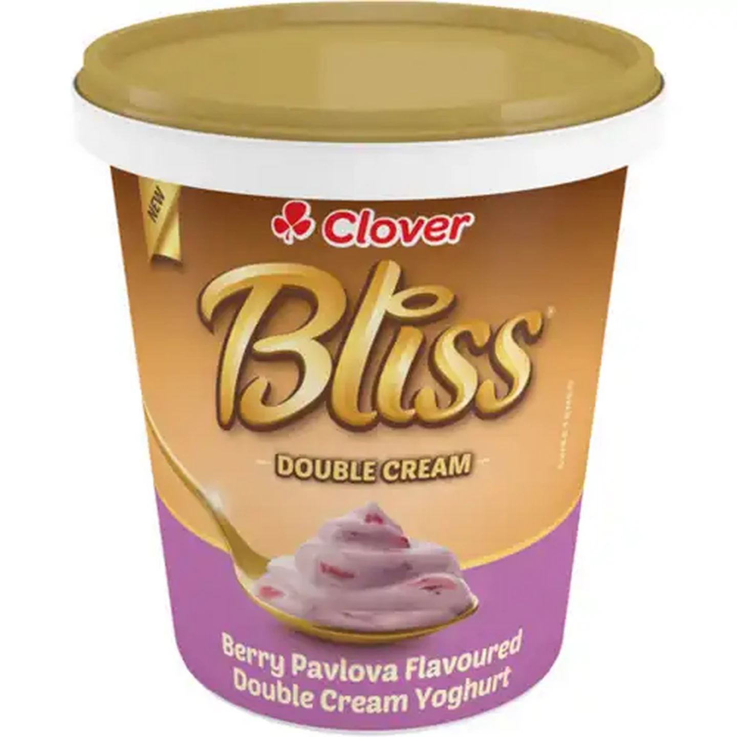 Image of Clover Bliss Berry Pavlova Flavoured Double Cream Yoghurt 1kg