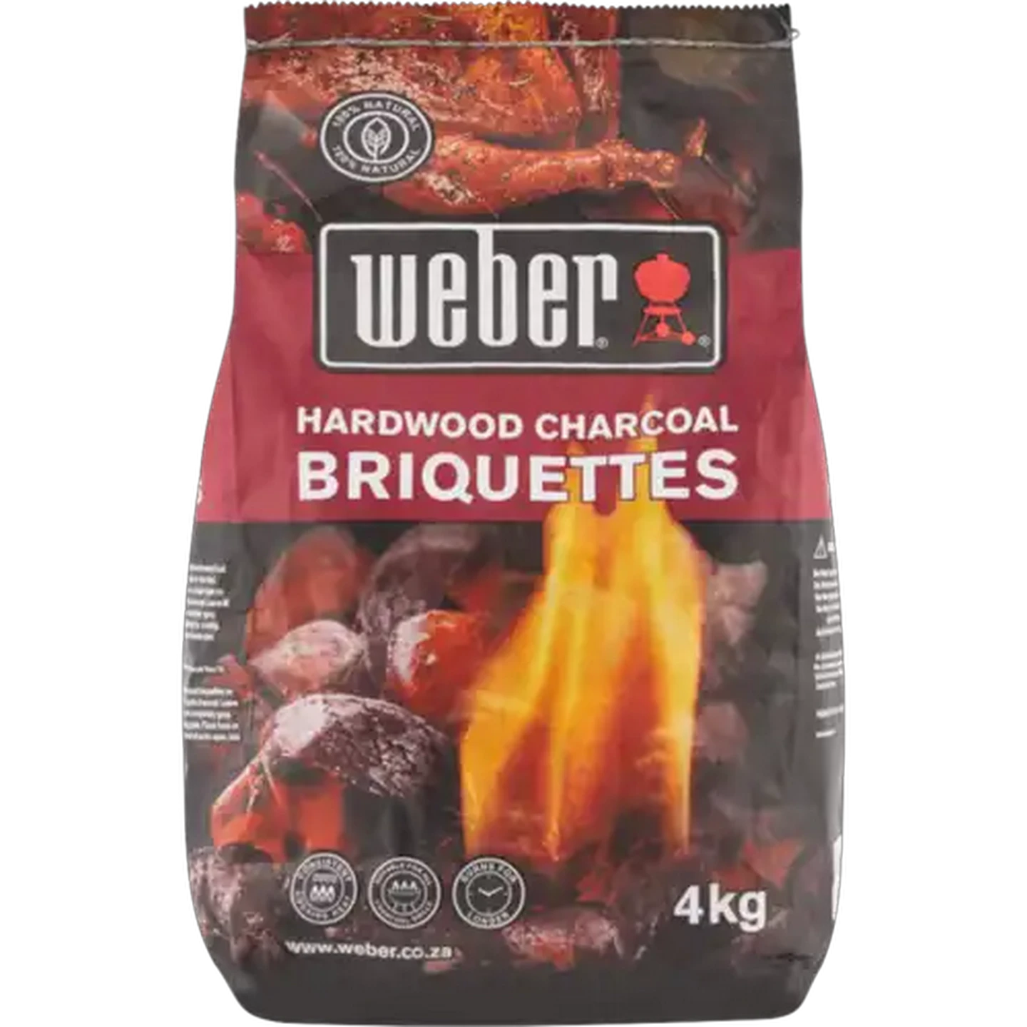 Image of Weber Hardwood Charcoal Briquettes 4kg