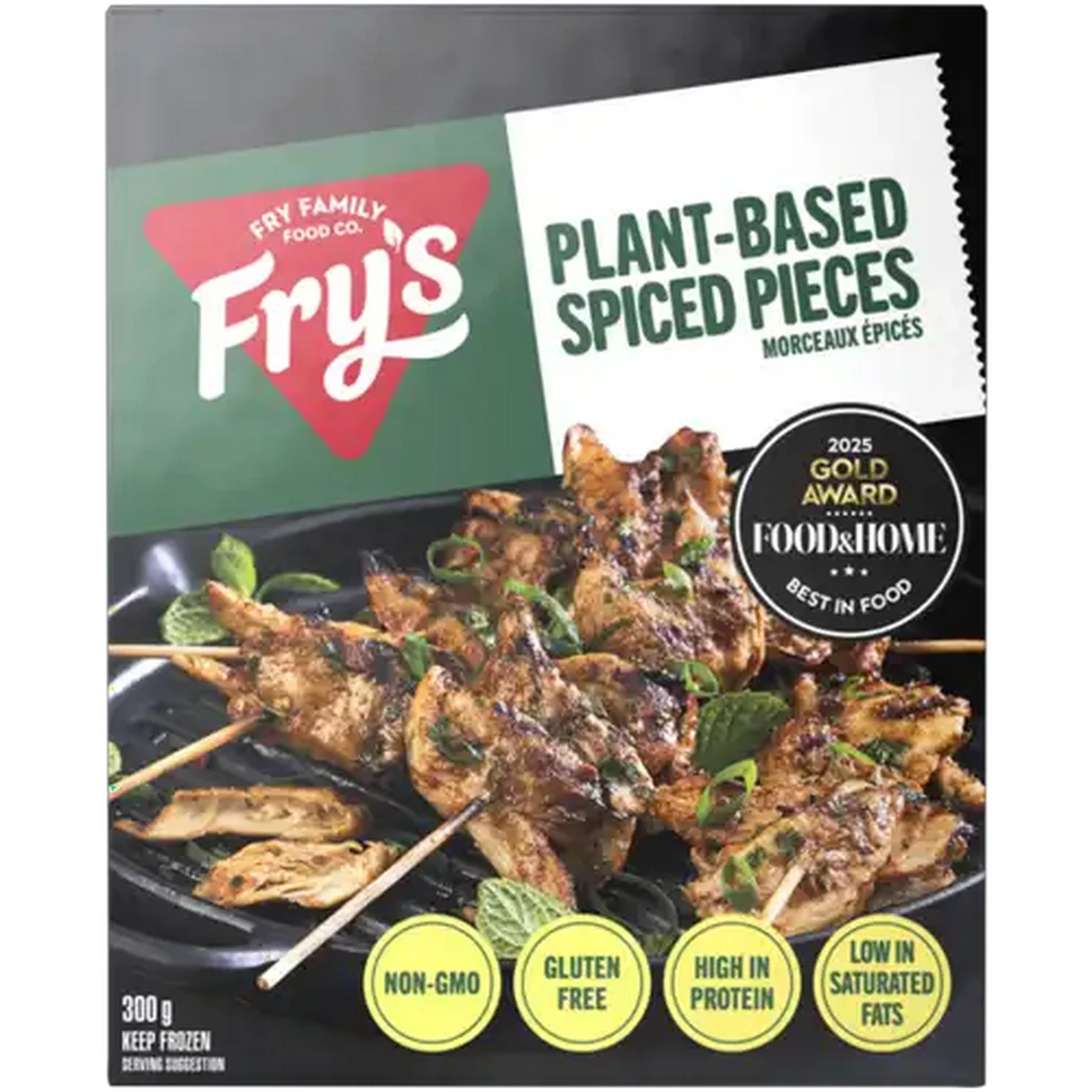 Image of Fry's Frozen Plant-Based Spiced No-Chick'n Pieces 300g