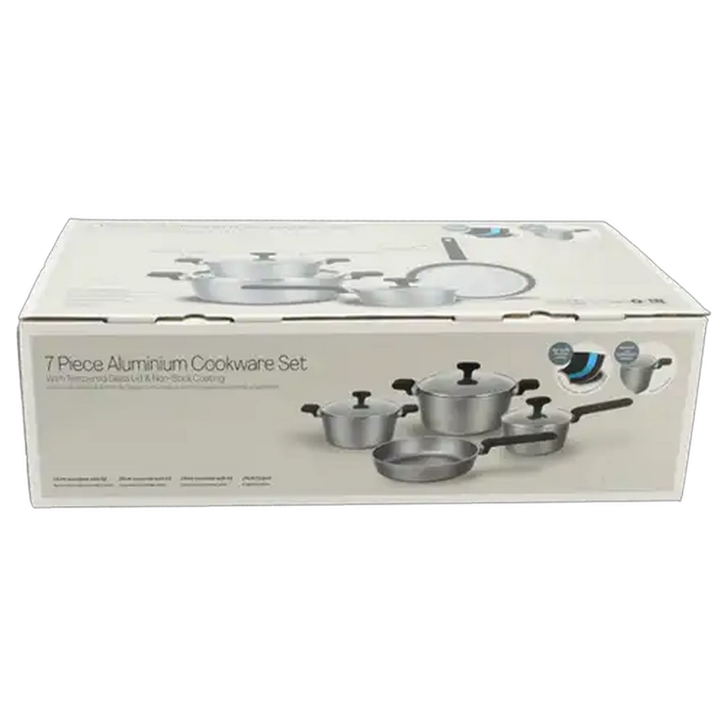 Image of Ash Aluminium Cookware Set 7 Piece