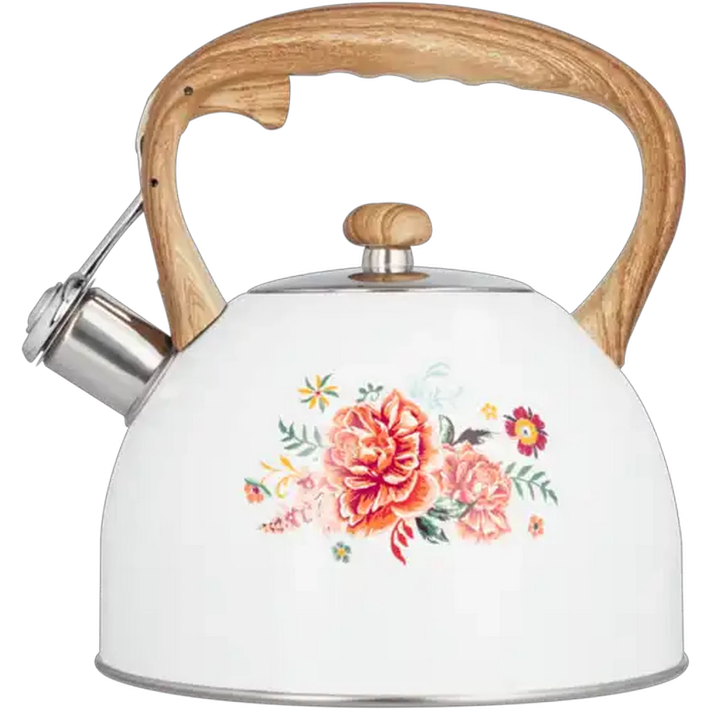 Image of White Whistling Kettle 3L