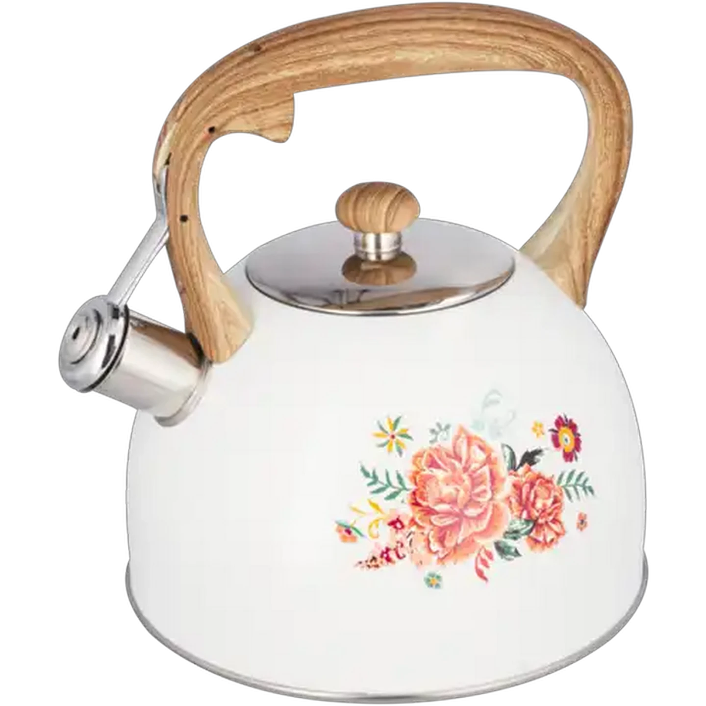 Image of White Whistling Kettle 3L
