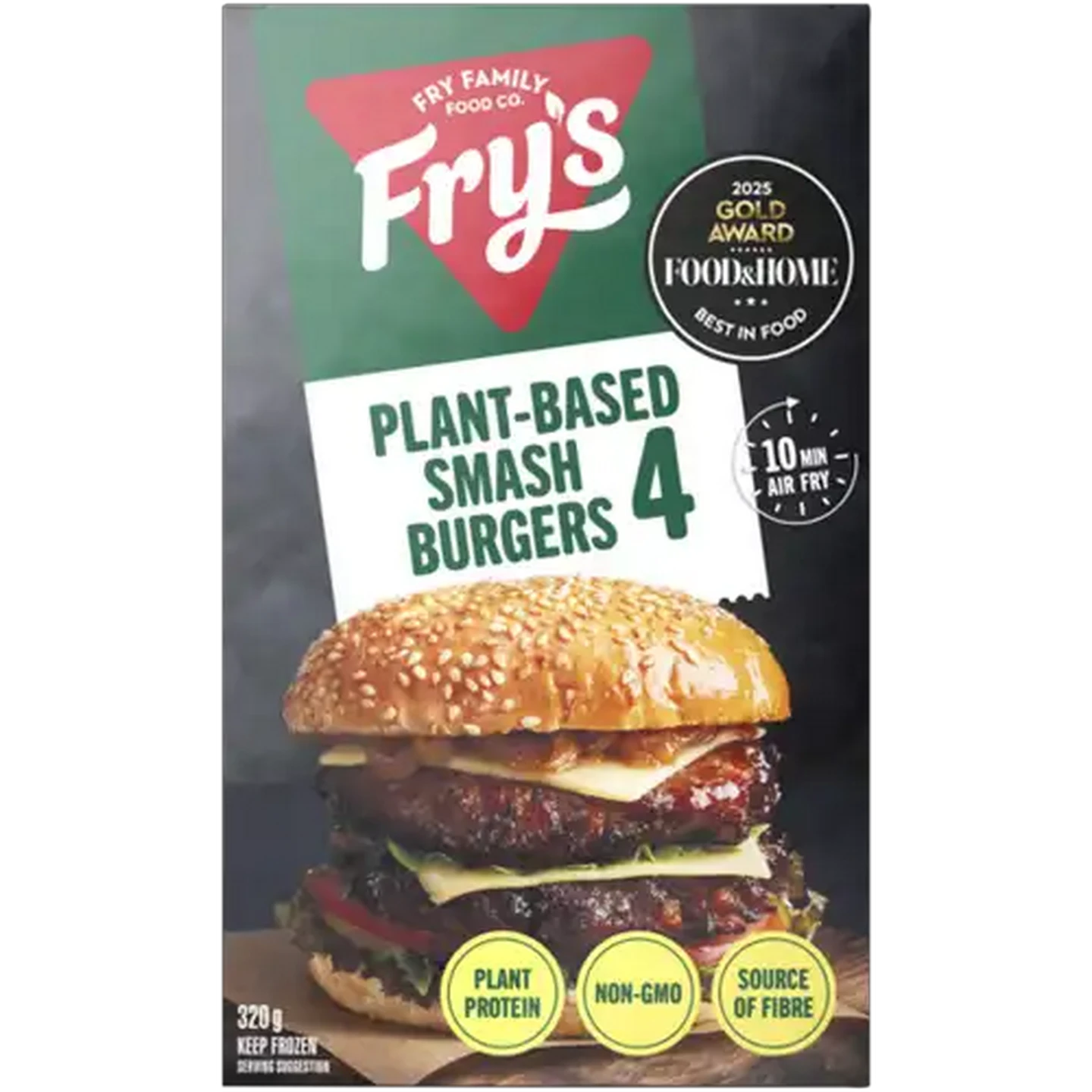 Image of Fry's Frozen Plant-Based Smash Burgers 4 Pack