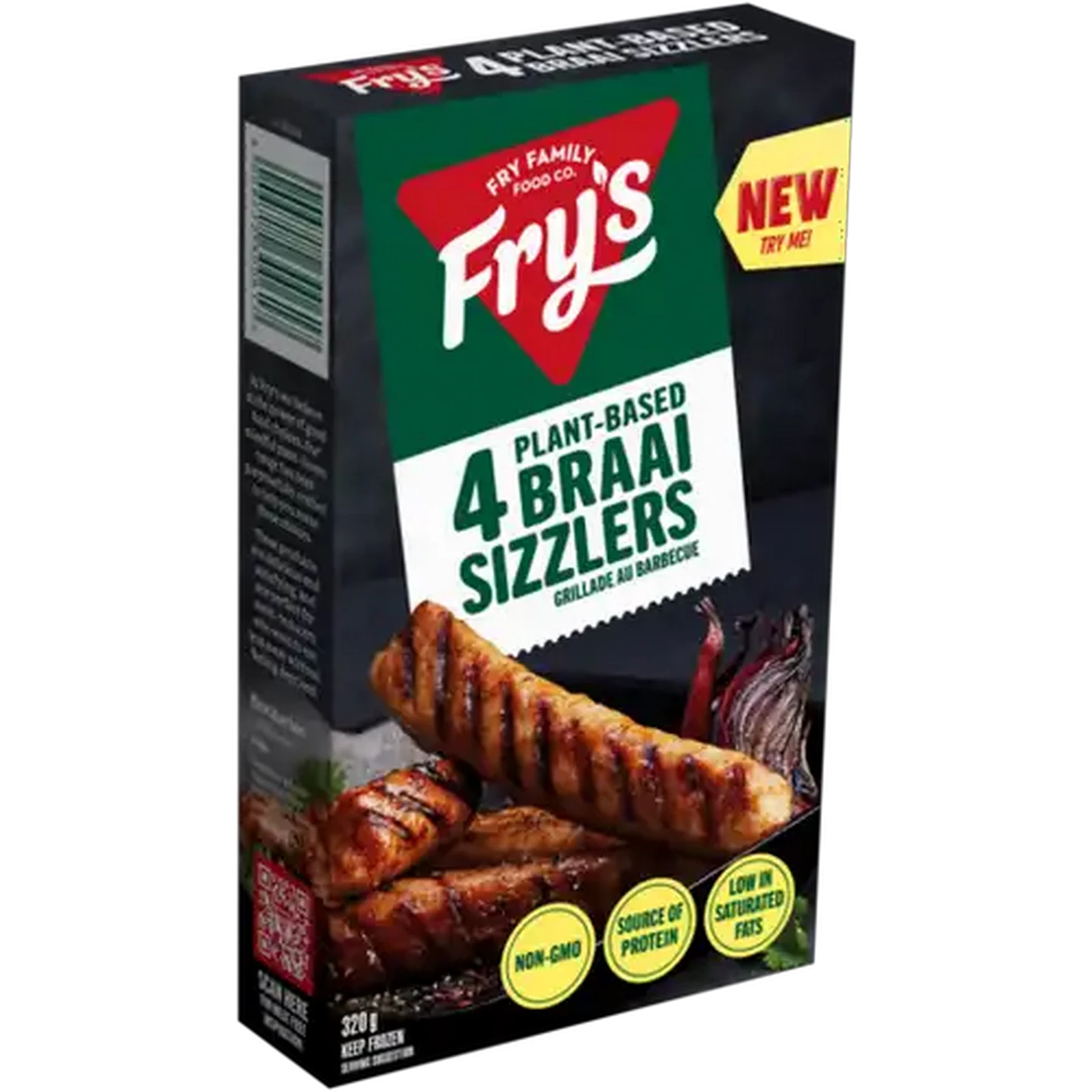 Image of Fry's Frozen Plant-Based Braai Sizzlers 4 Pack