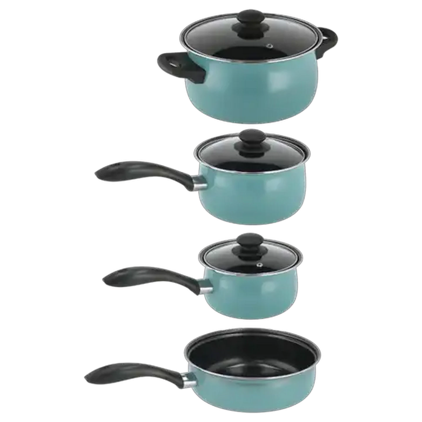 Image of Delish Non-Stick Carbon Steel Cookware Set 9 Piece