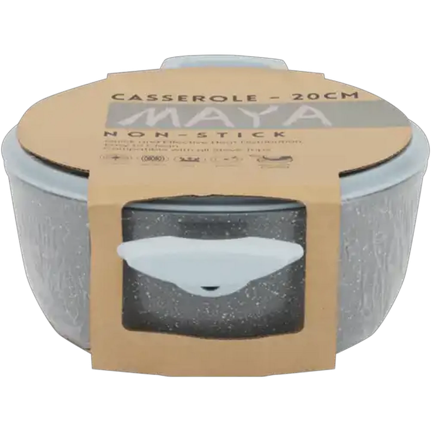 Image of Maya Non-Stick Casserole Pot 20cm