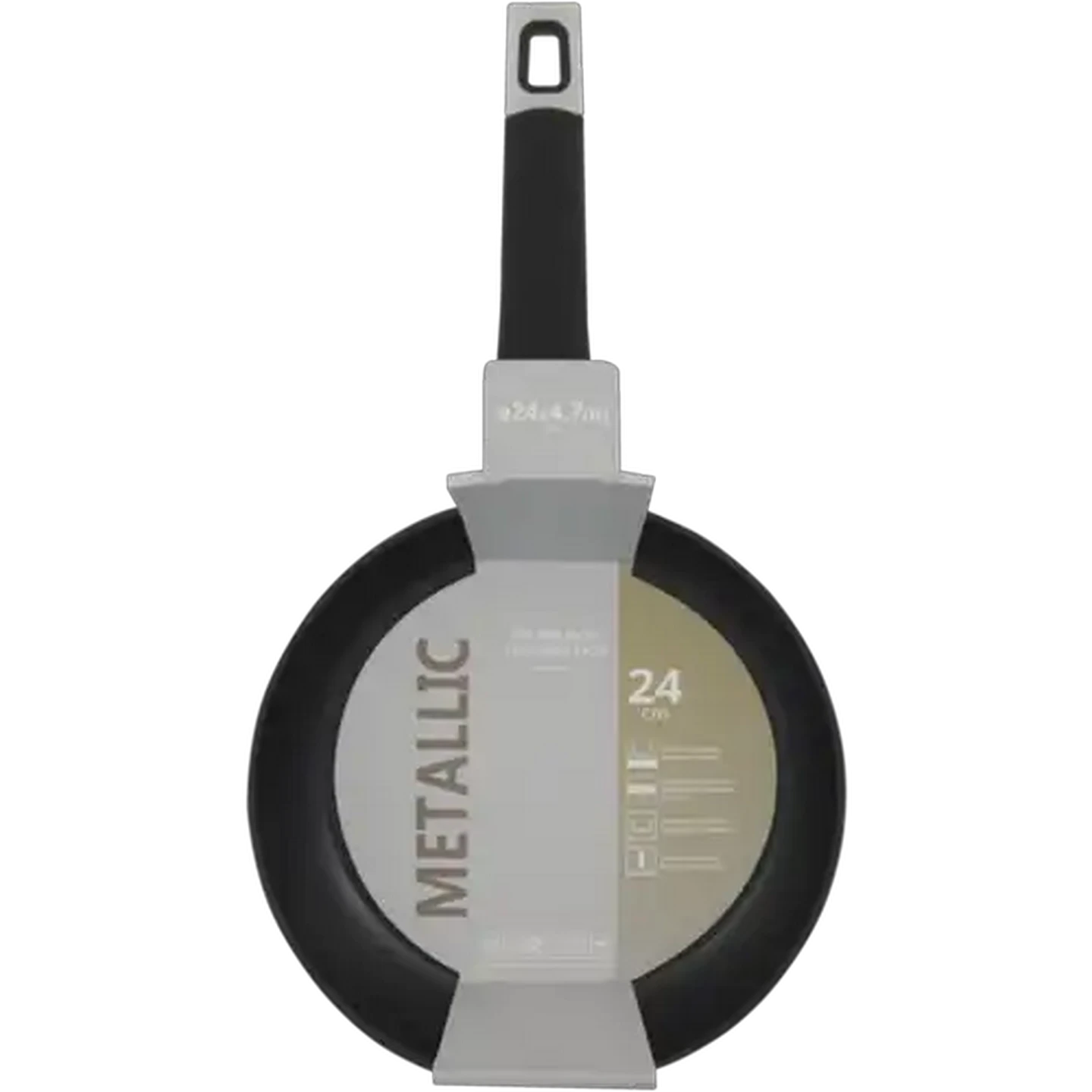 Image of Metallic Aluminium Fry Pan 24cm (Colour May Vary)