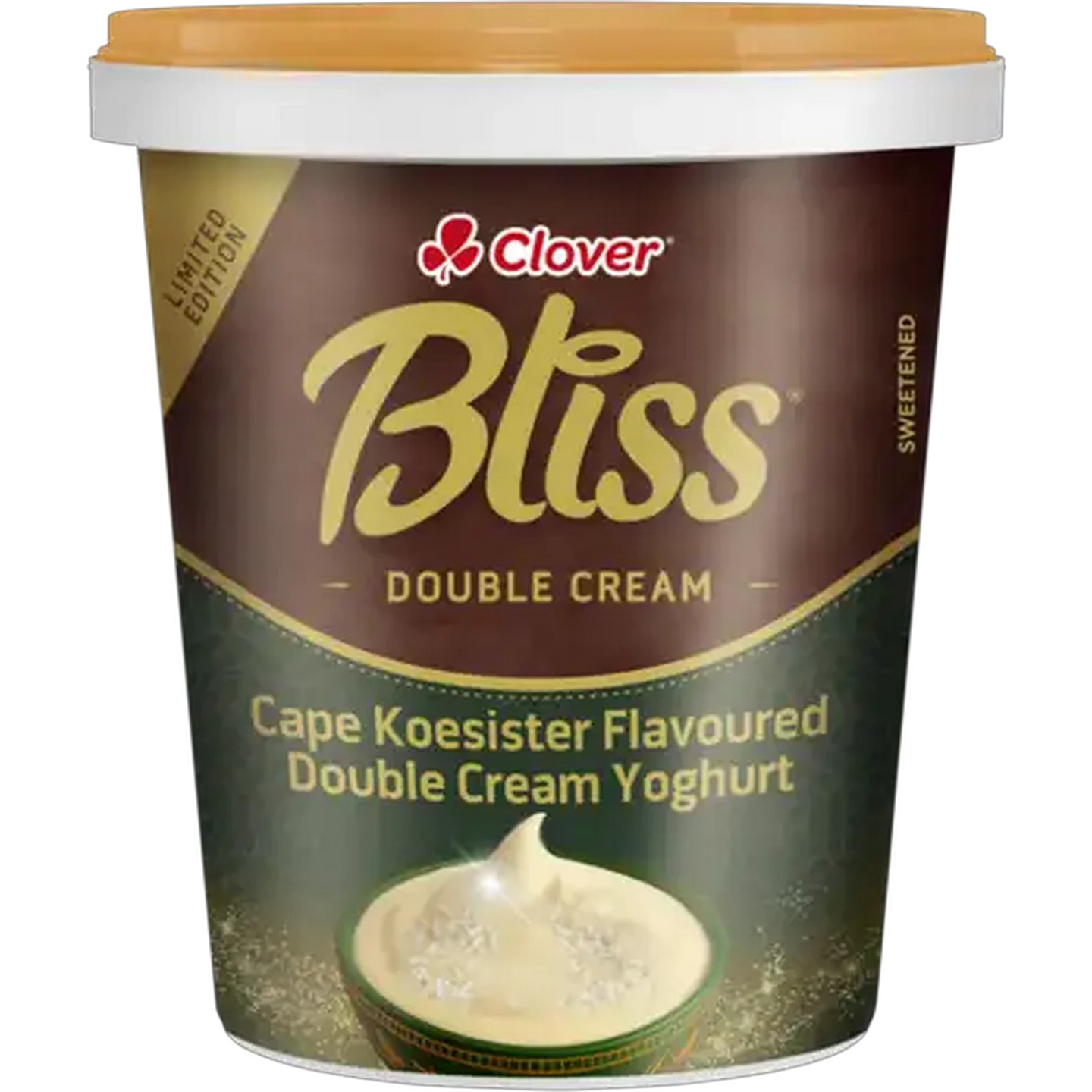 Image of Clover Bliss Cape Koesister Flavoured Limited Edition Double Cream Yoghurt 1kg