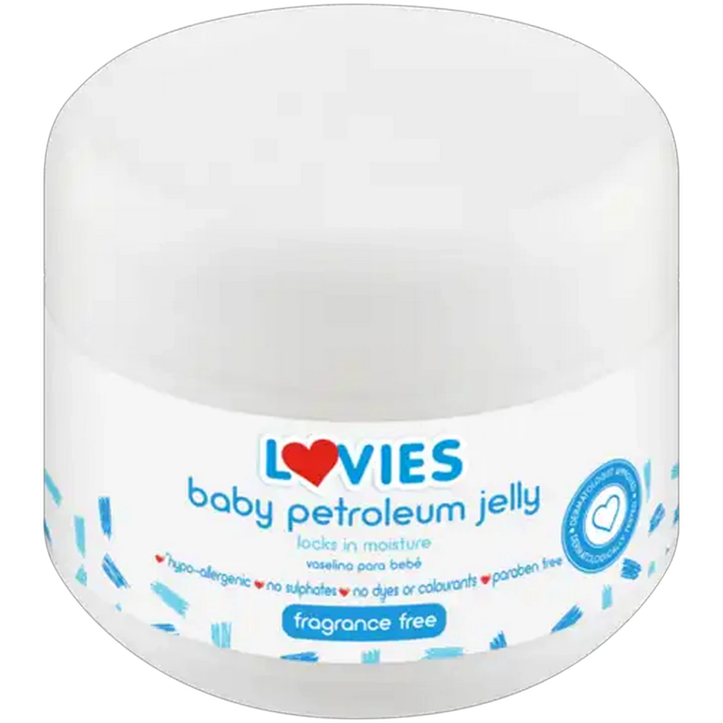 Image of Lovies Fragrance-Free Baby Petroleum Jelly Tub 300ml