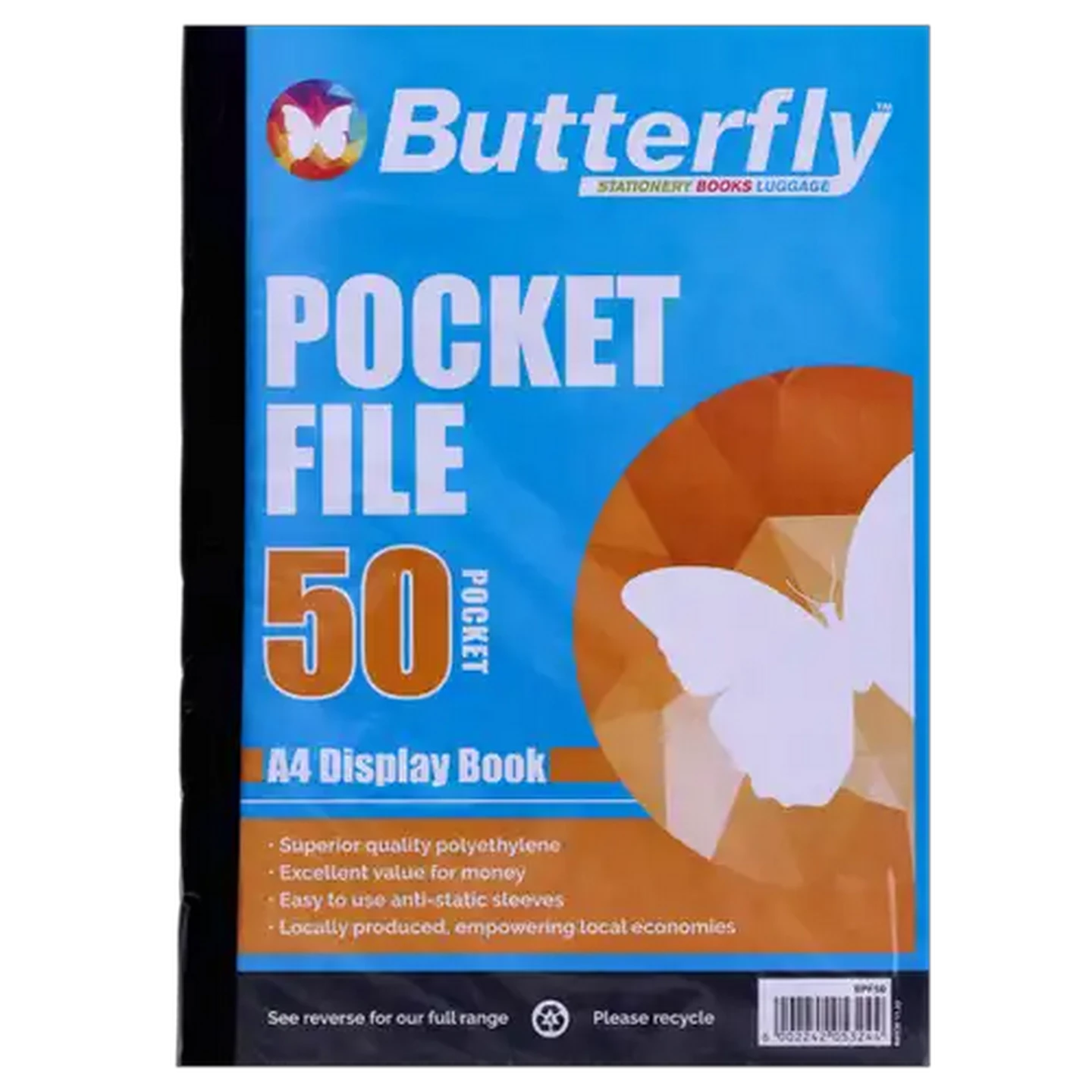 Image of Butterfly A4 Display File 50 Pockets