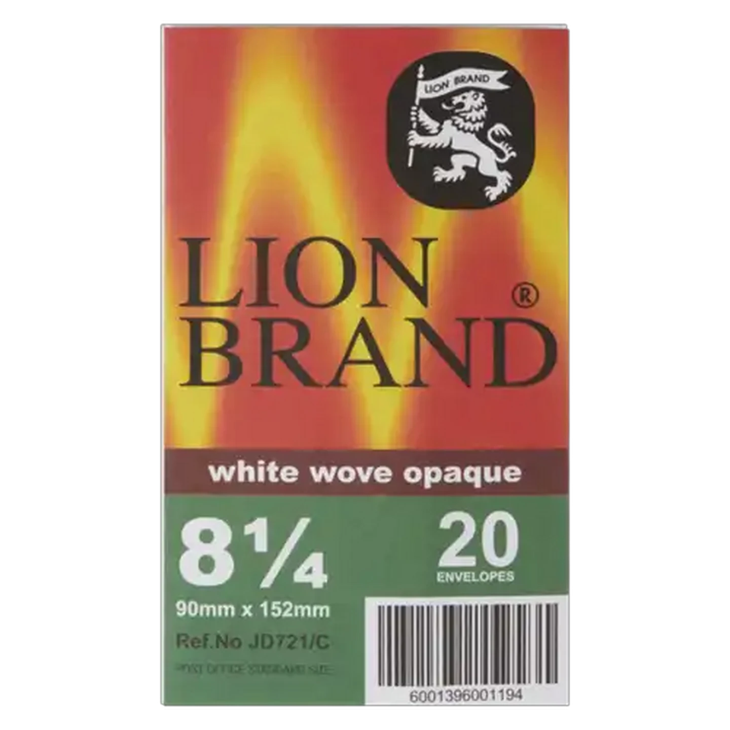 Image of Lion Brand White Easi Seal Envelopes 20-Pack