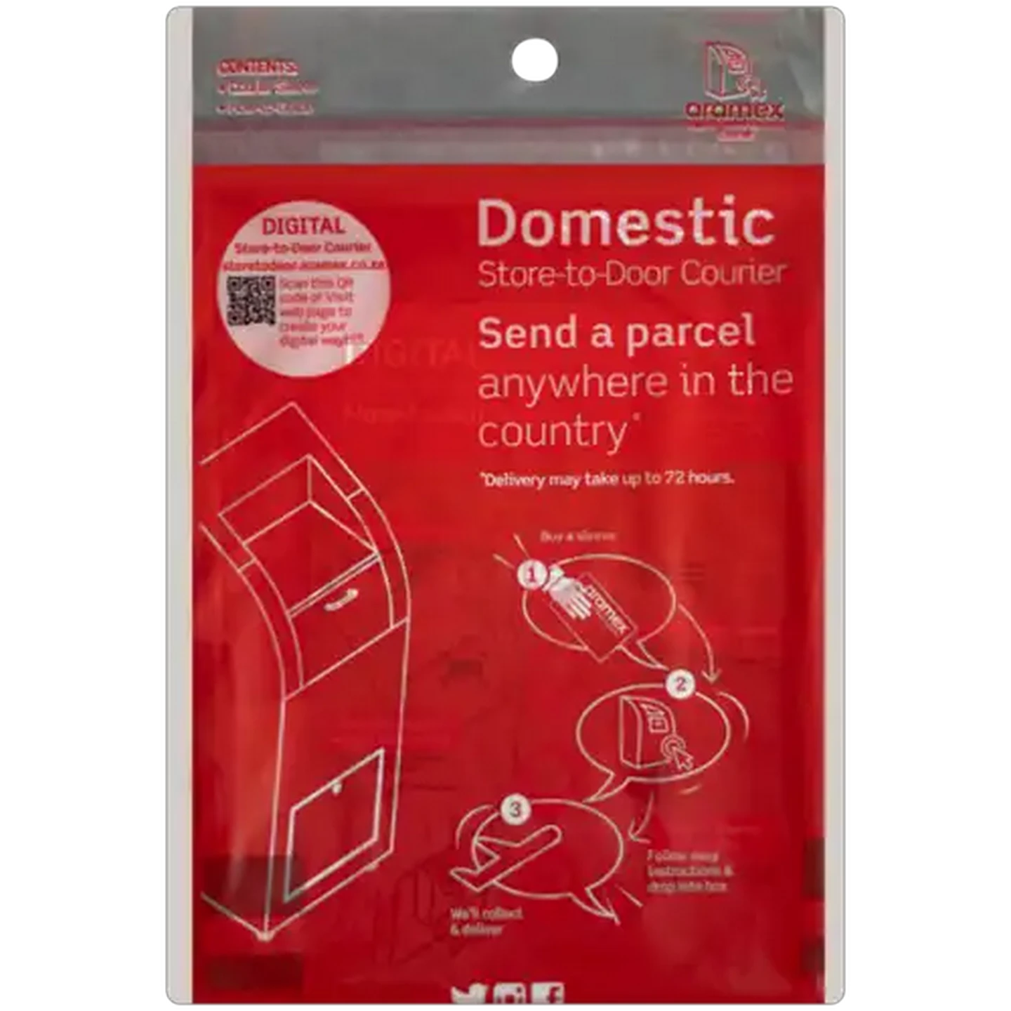 Image of Aramex Domestic Store-To-Door Sleeve