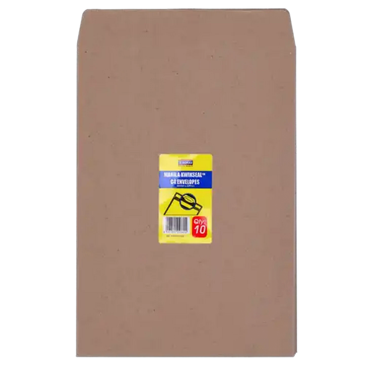 Image of Donau Brown Manila Kwikseal A4 Envelopes 10-Pack