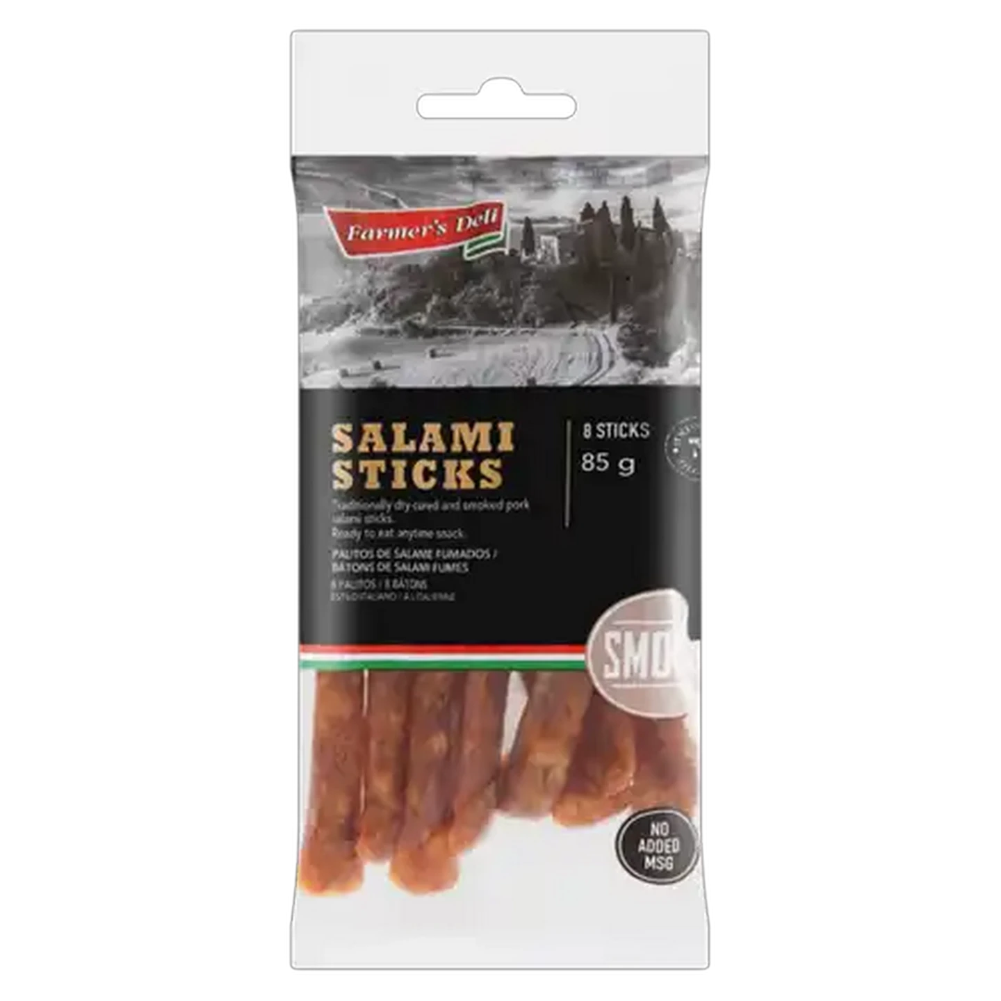 Image of Farmer's Deli Smoked Salami Sticks 85g