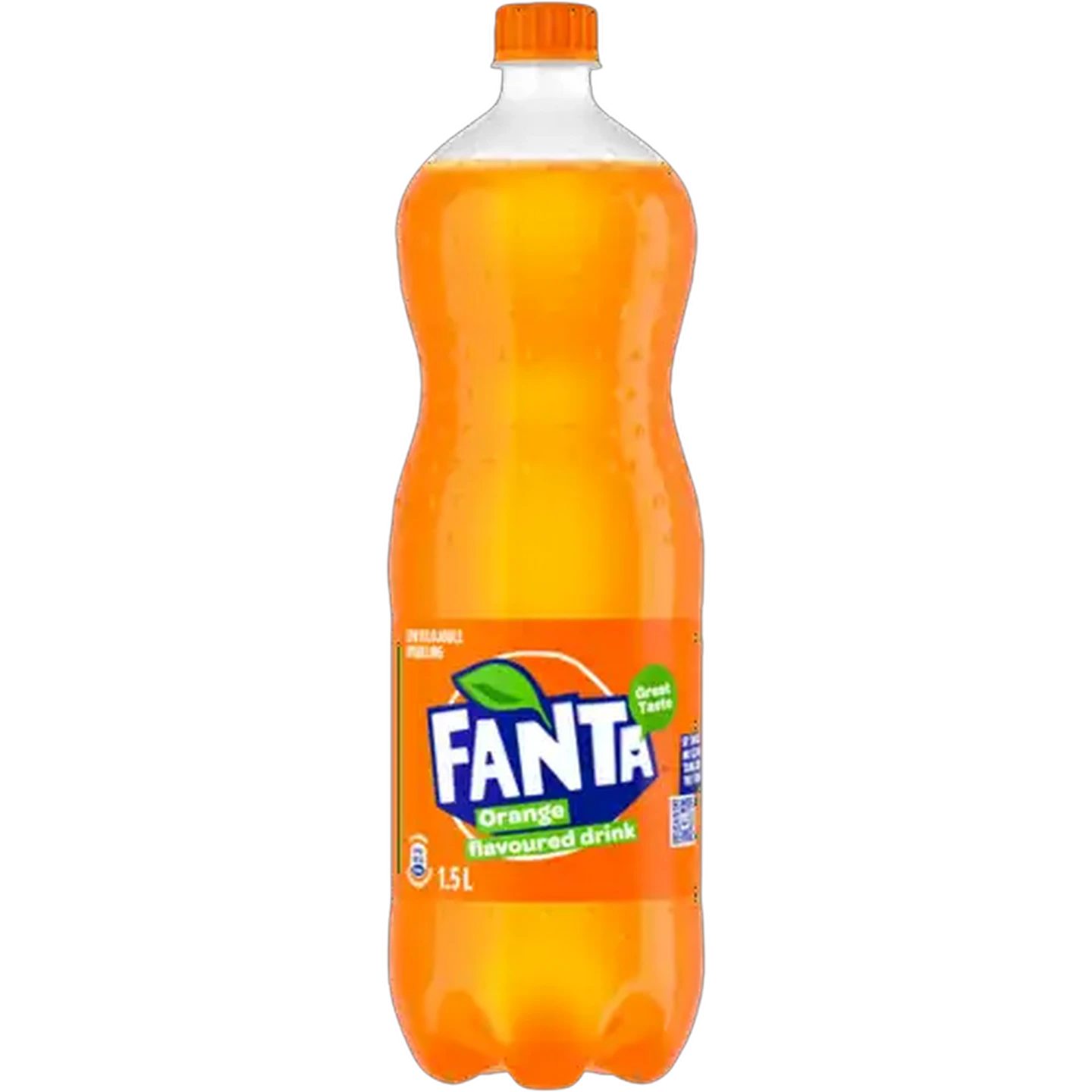 Image of Fanta Orange Flavoured Sparkling Soft Drink Bottle 1.5L