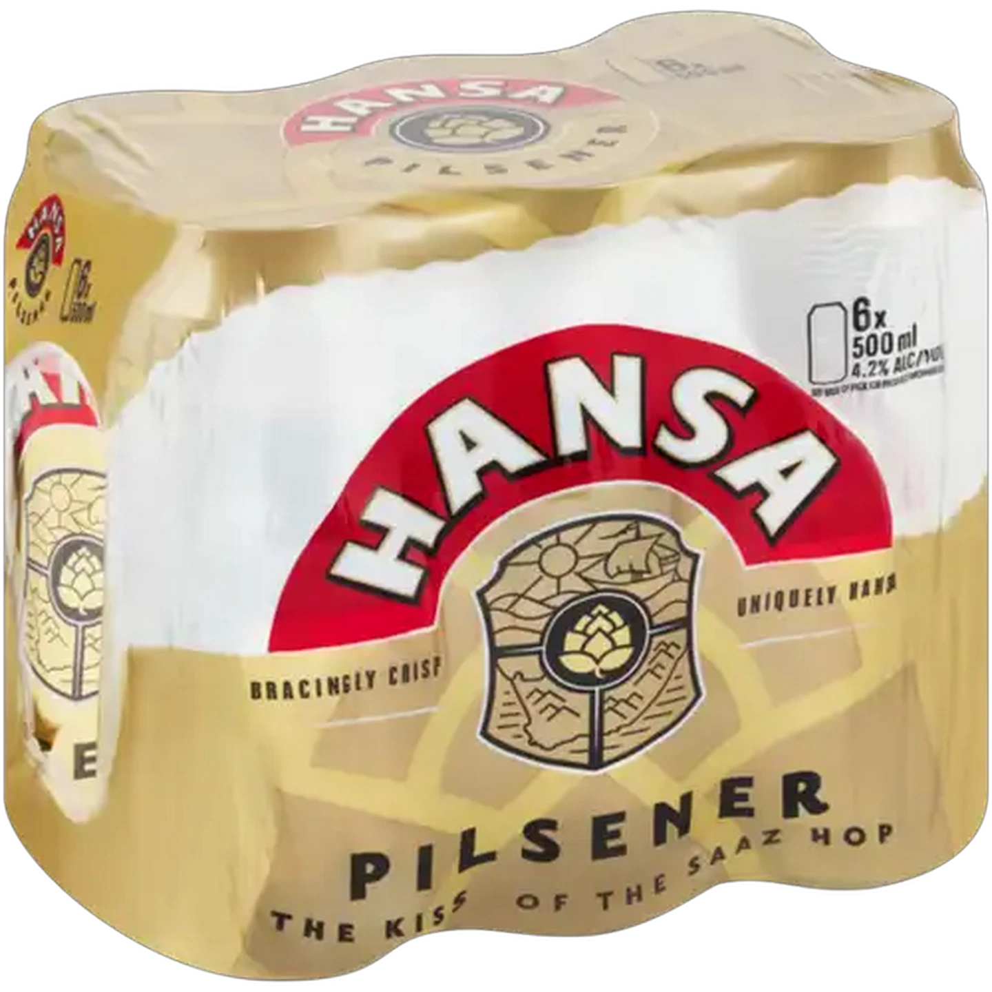 Image of Hansa Pilsener Beer Cans 6 x 500ml