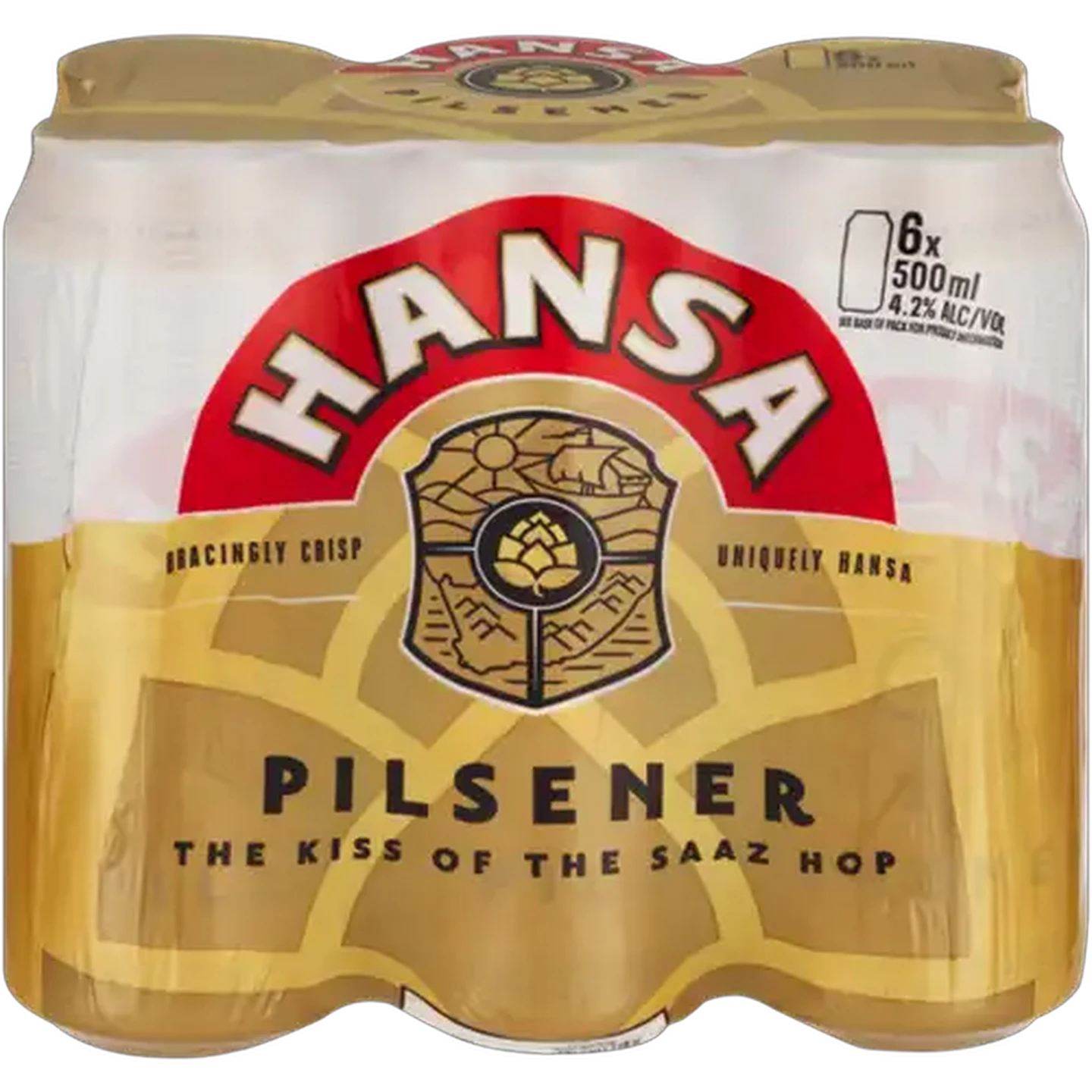 Image of Hansa Pilsener Beer Cans 6 x 500ml