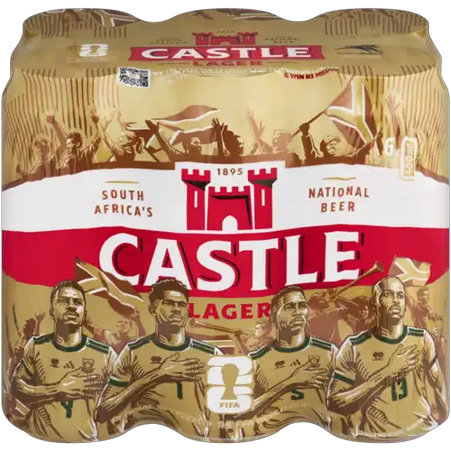 Image of Castle Lager Beer Cans 6 x 500ml