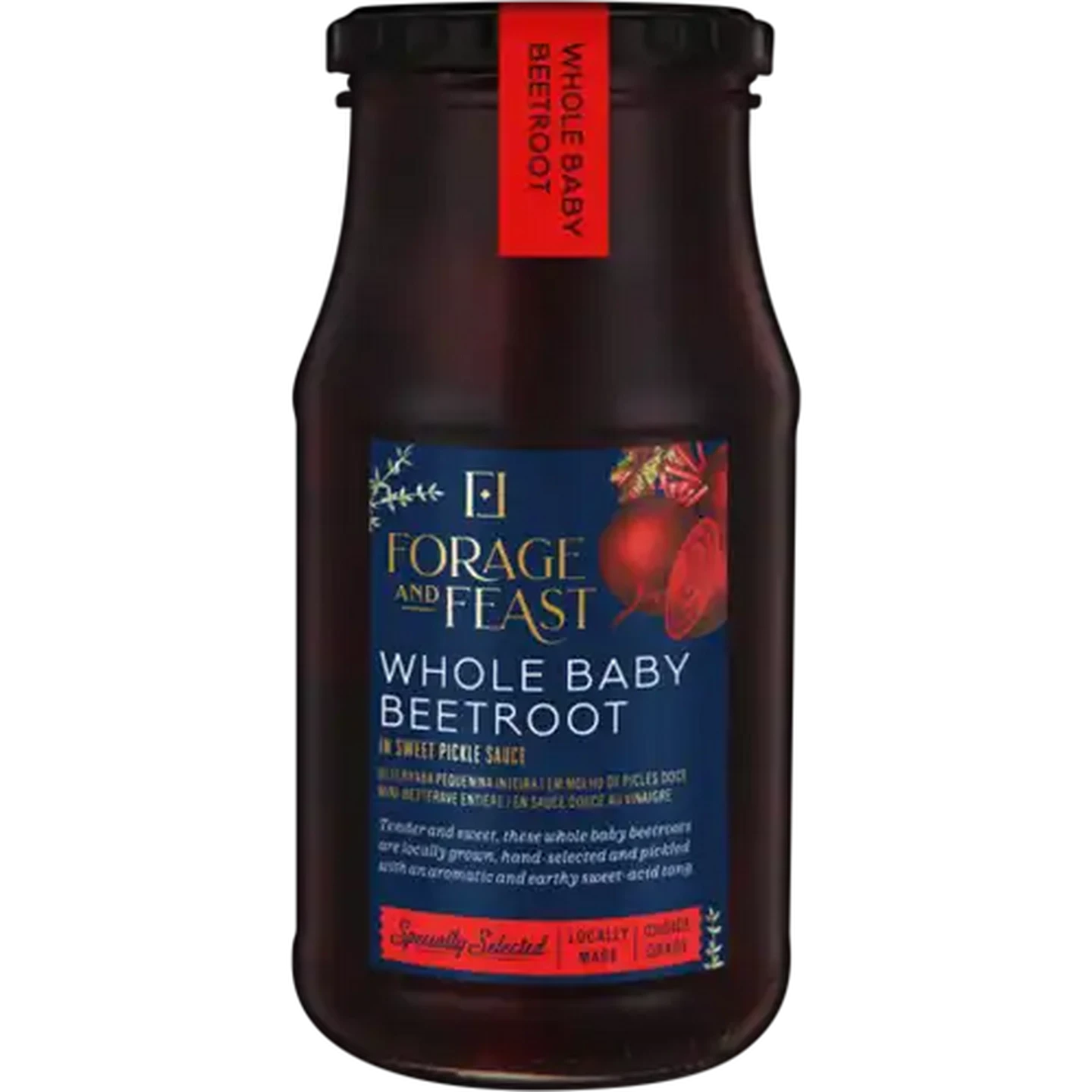 Image of Forage And Feast Whole Baby Beetroot 520g