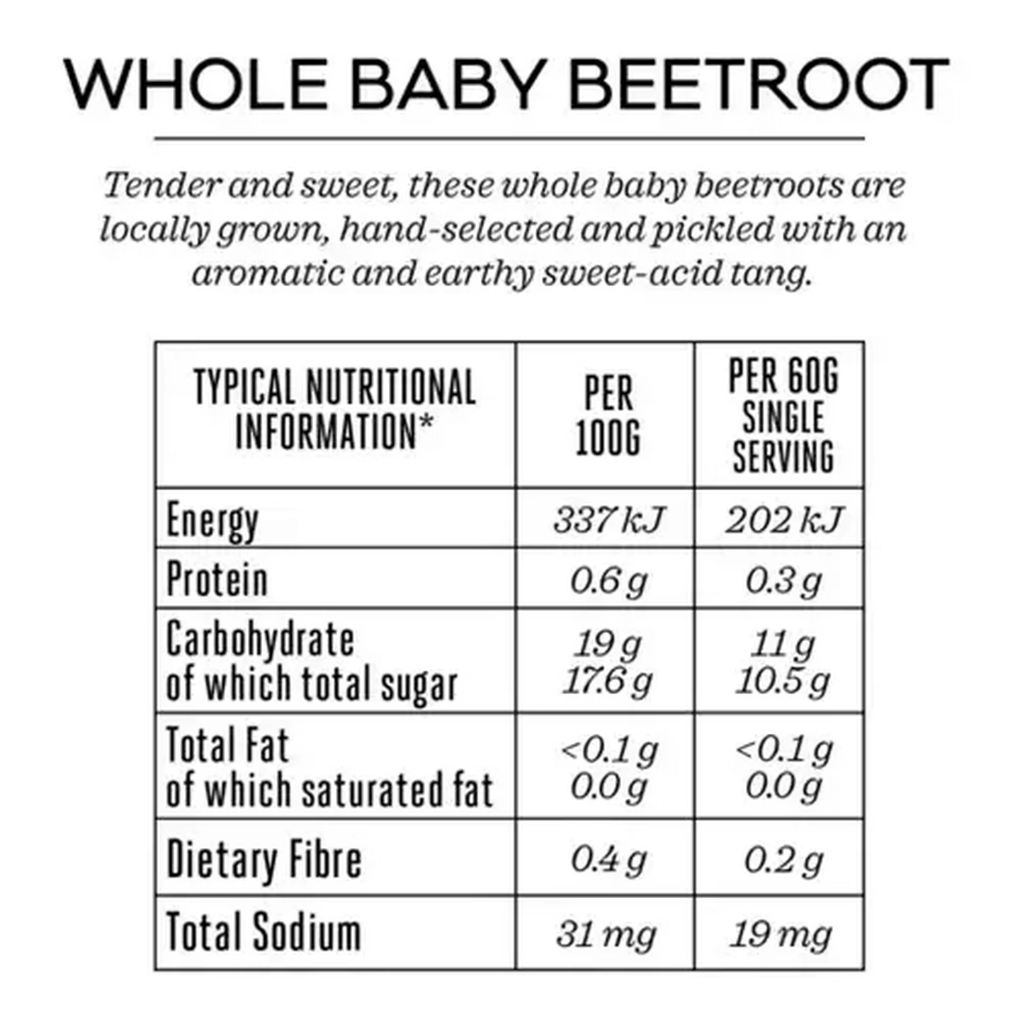 Image of Forage And Feast Whole Baby Beetroot 520g