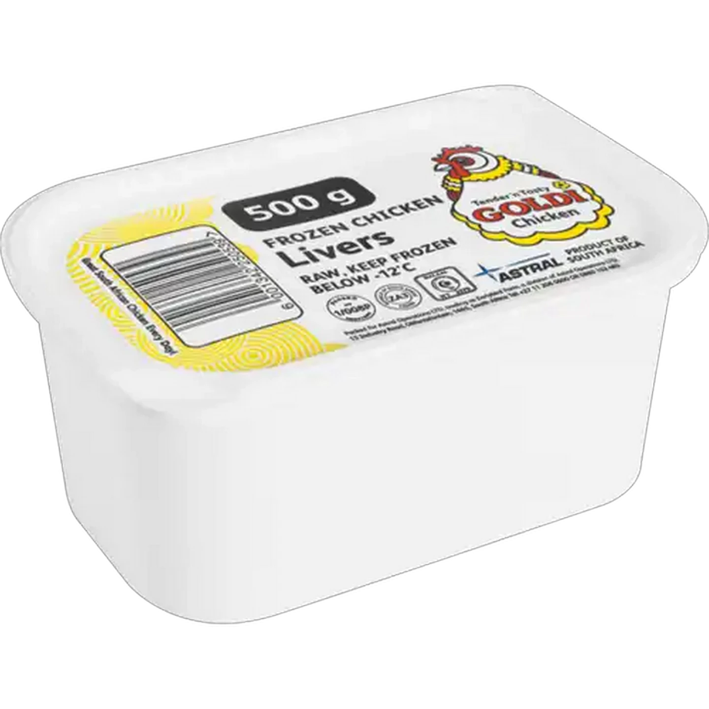 Image of Goldi Chicken Frozen Chicken Livers 500g
