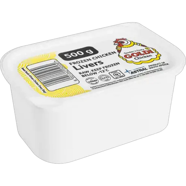 Goldi Chicken Frozen Chicken Livers 500g