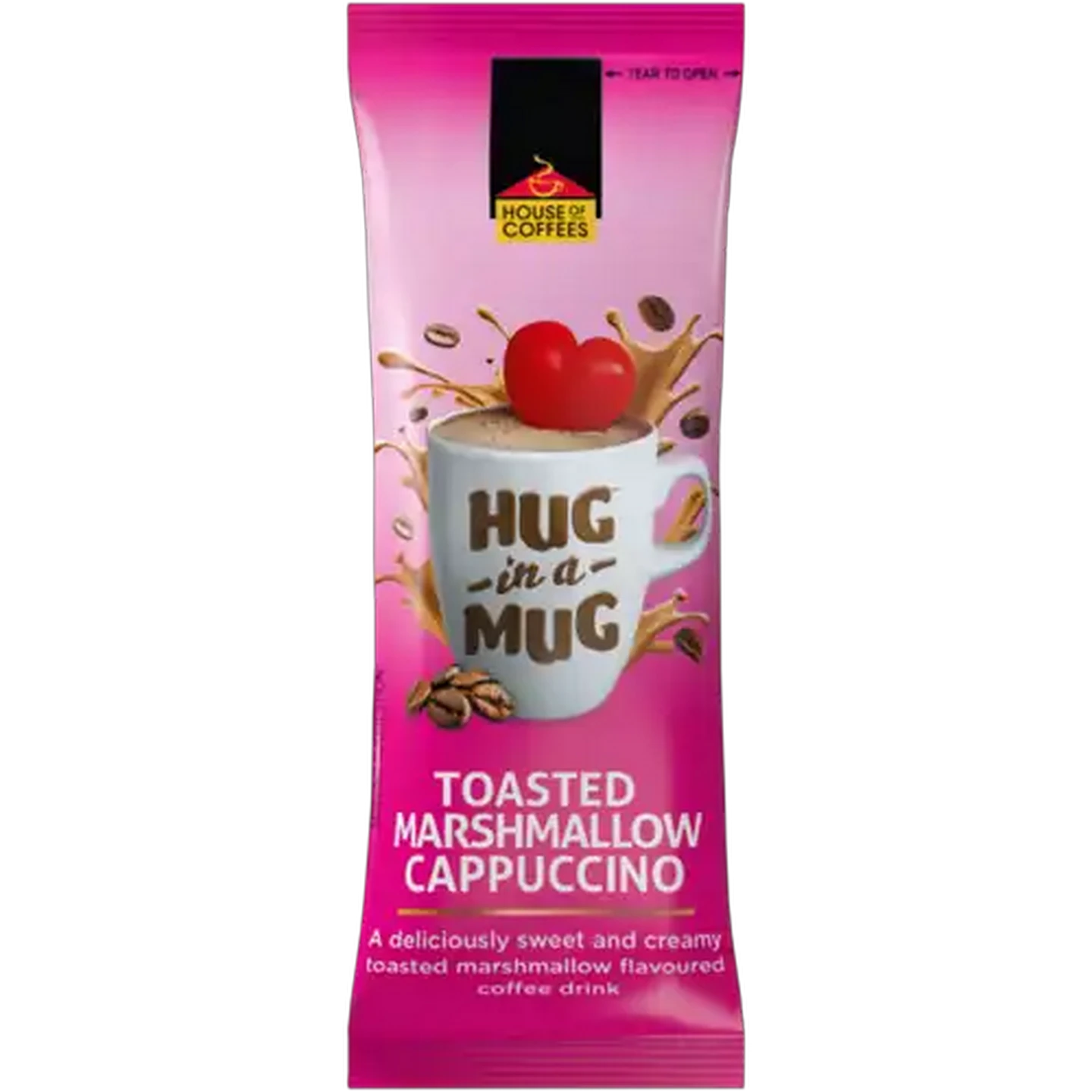Image of House of Coffees HUG in a MUG Toasted Marshmallow Cappuccino 24g