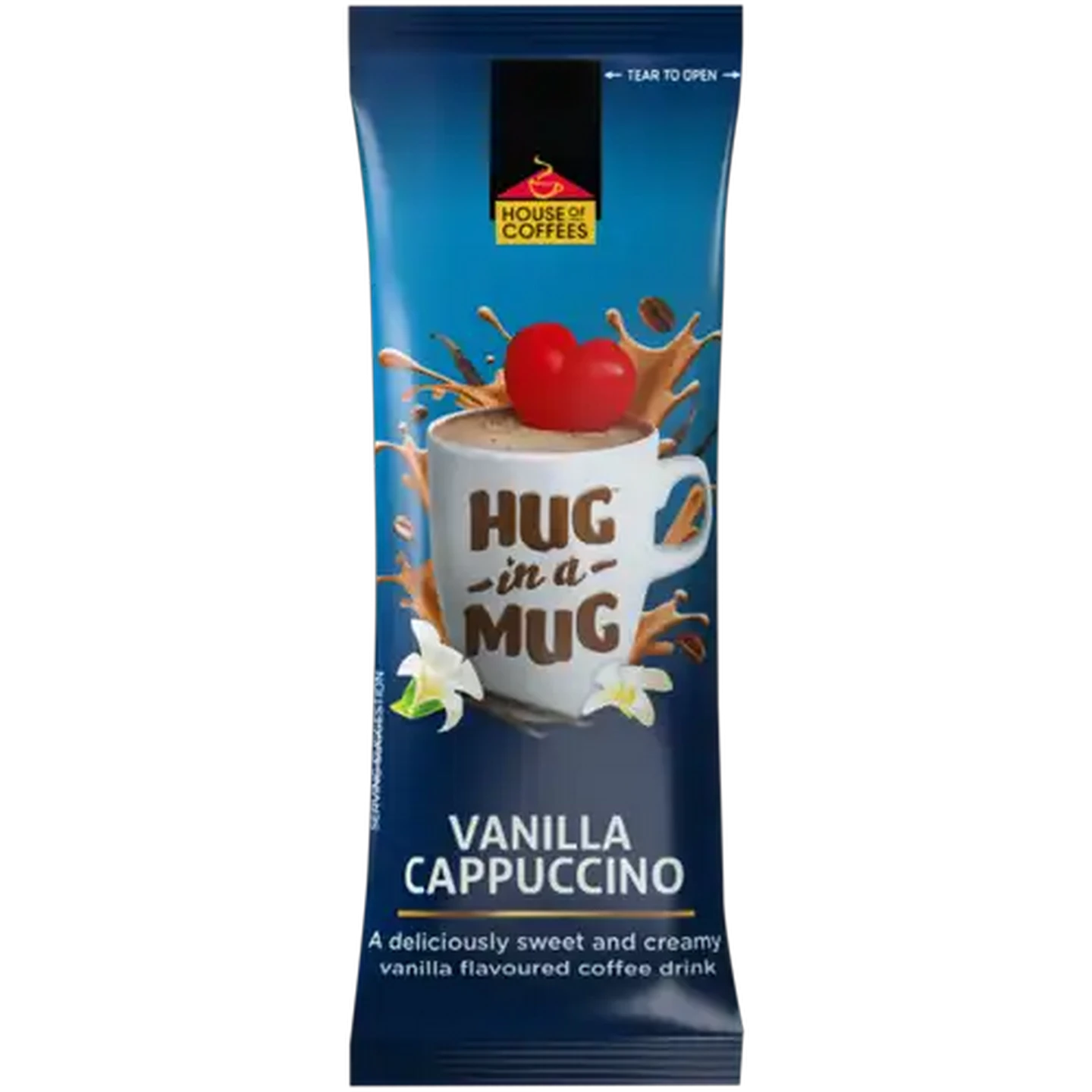 Image of House of Coffees HUG in a MUG Vanilla Cappuccino 24g