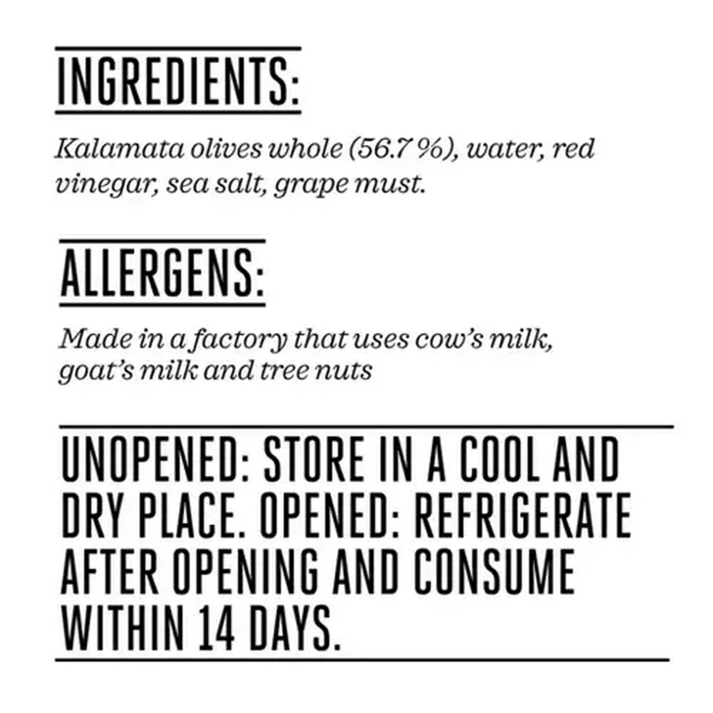 Image of Forage And Feast Whole Kalamata Olives 300g
