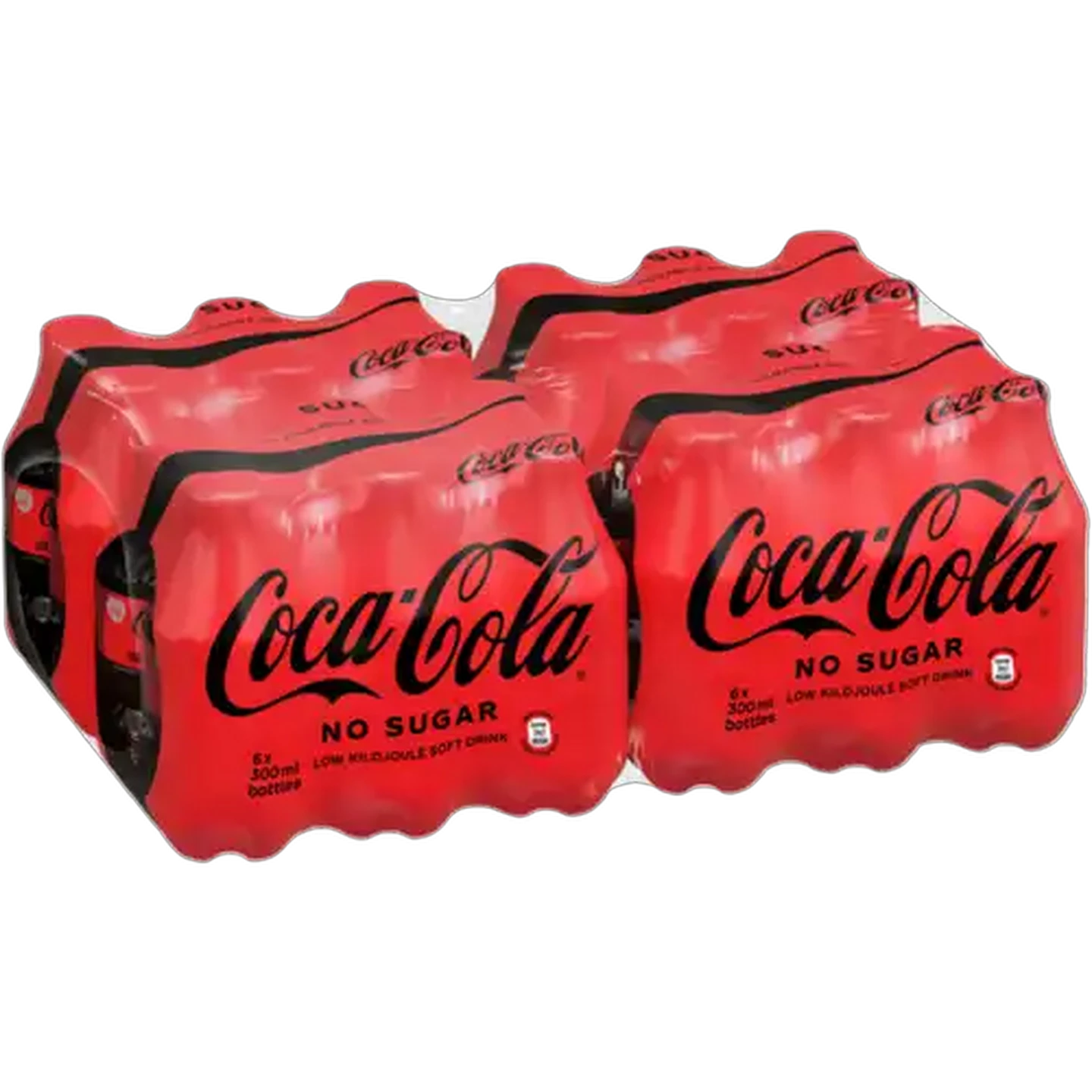 Image of Coca-Cola No Sugar Soft Drink 4 x 6 x 300ml