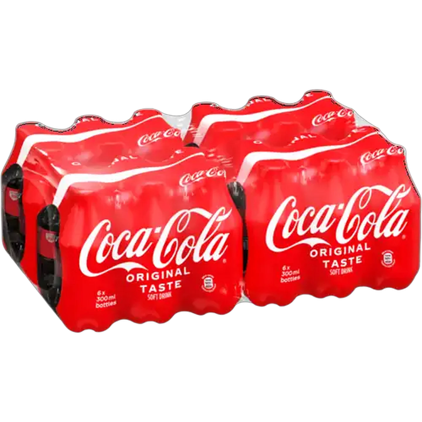 Image of Coca-Cola Original Taste Soft Drink Bottles 4 x 6 Pack