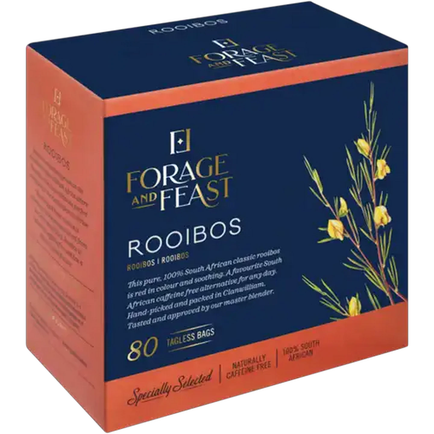 Image of Forage And Feast Rooibos Tagless Teabags 80 Pack