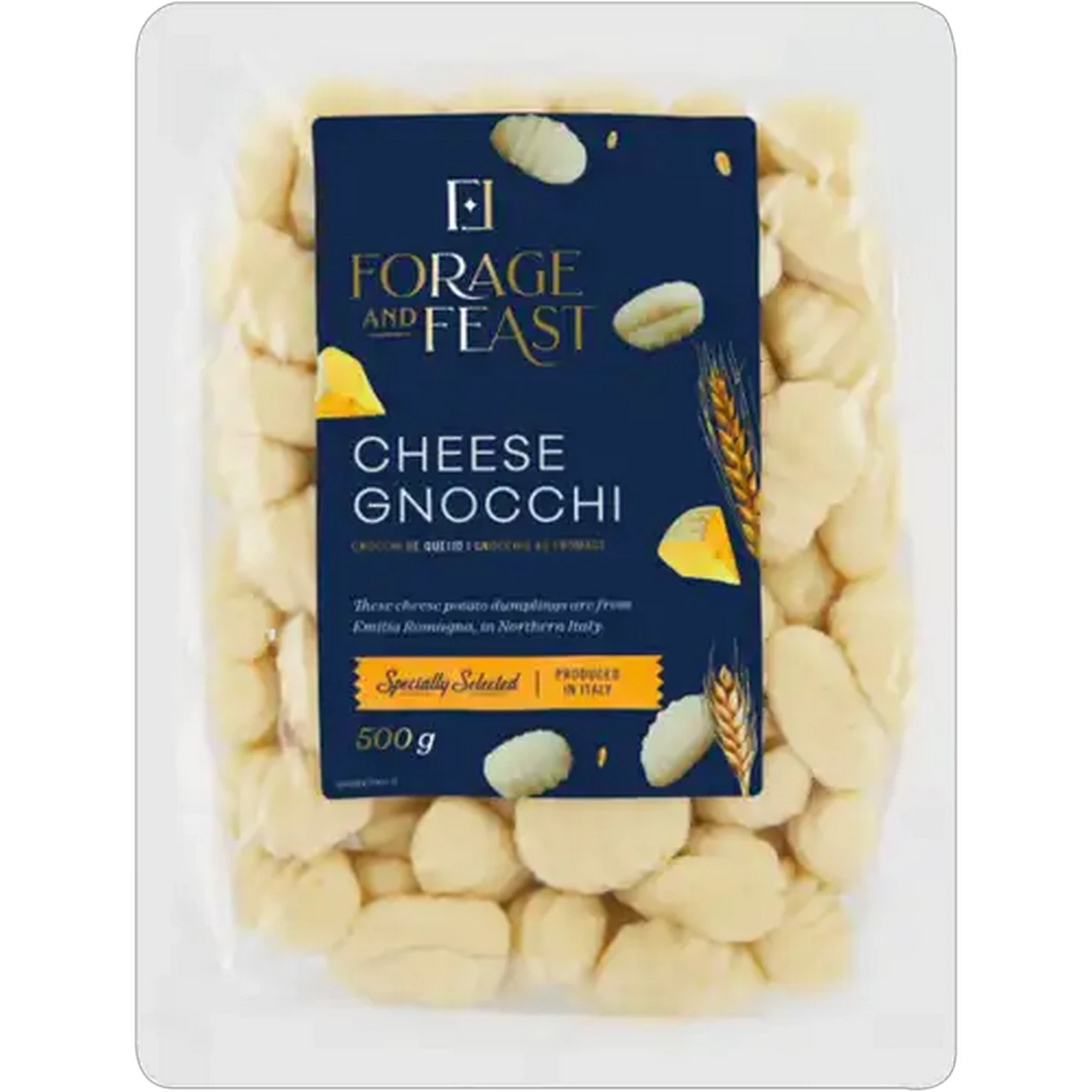 Image of Forage And Feast Cheese Gnocchi Pasta 500g