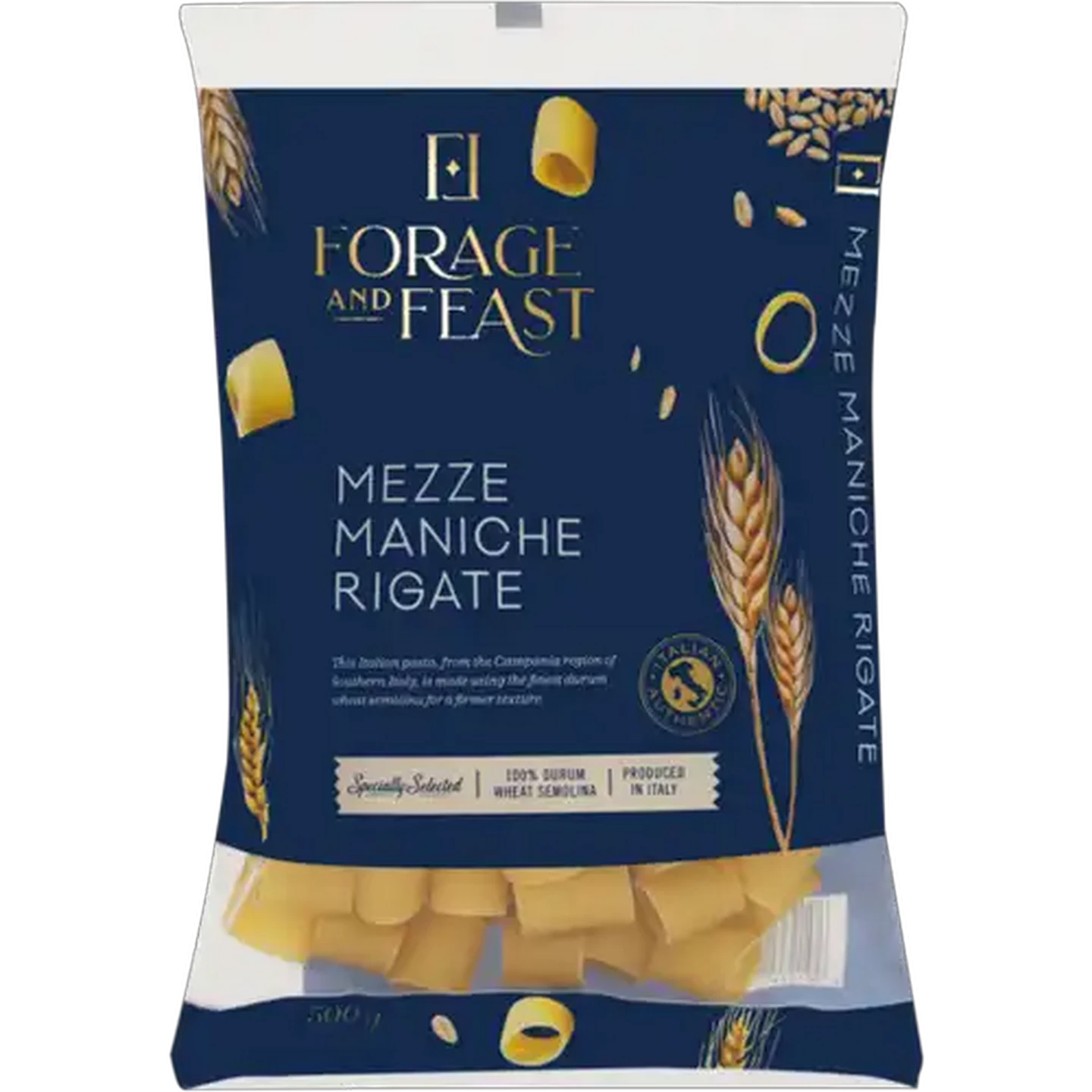 Image of Forage And Feast Mezze Maniche Rigate 500g