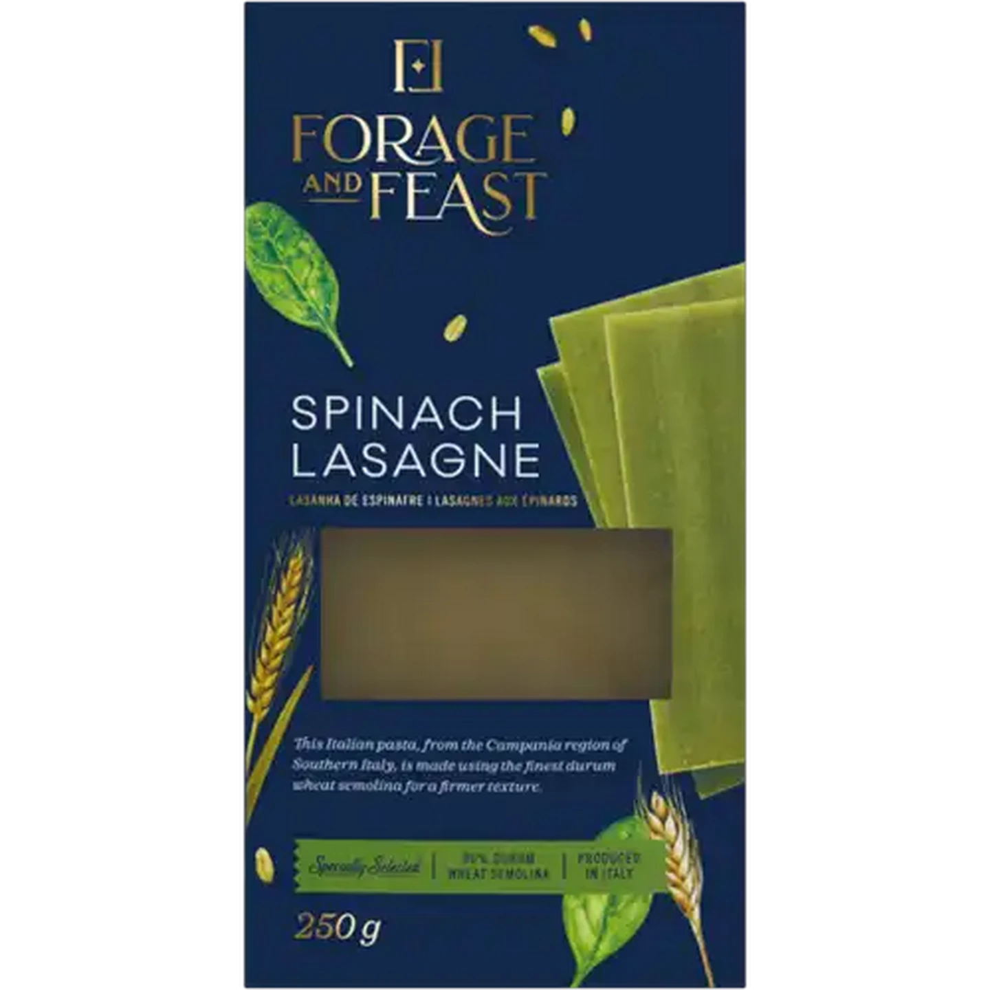 Image of Forage And Feast Spinach Lasagne 250g