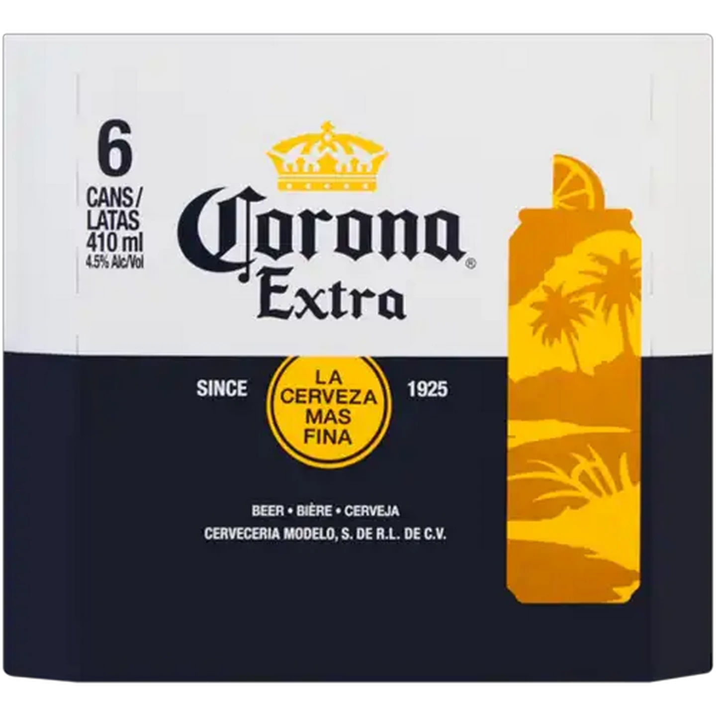 Image of Corona Extra Beer Cans 6 x 410ml