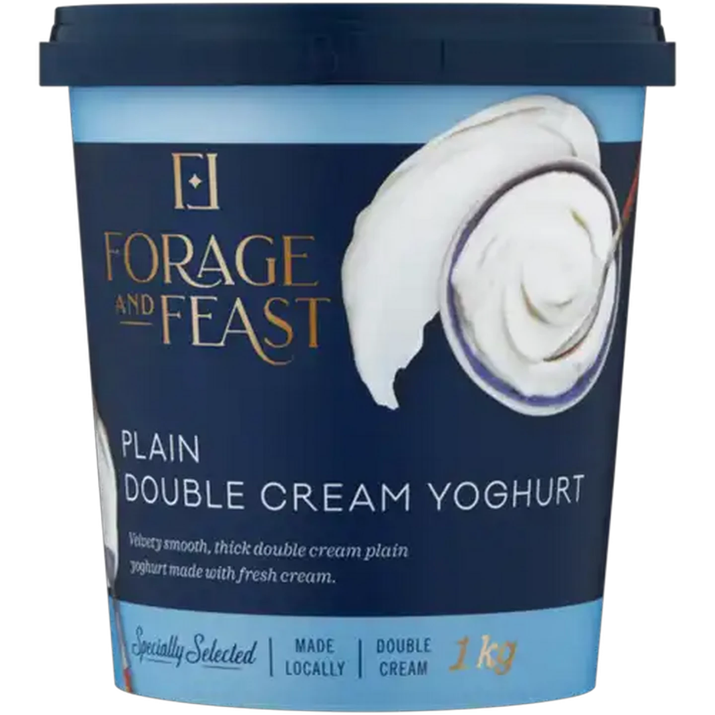 Image of Forage And Feast Plain Double Cream Yoghurt 1kg