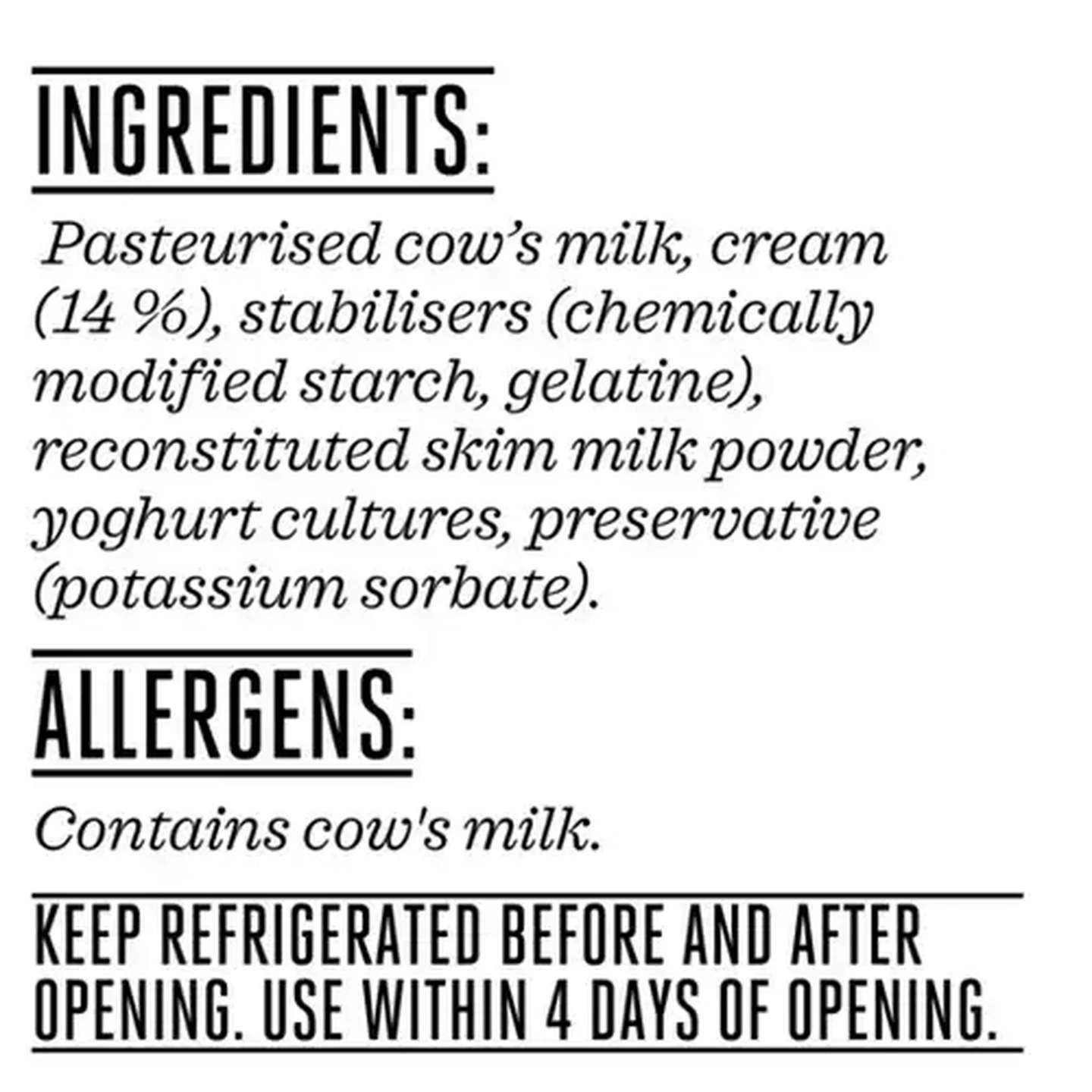 Image of Forage And Feast Plain Double Cream Yoghurt 1kg