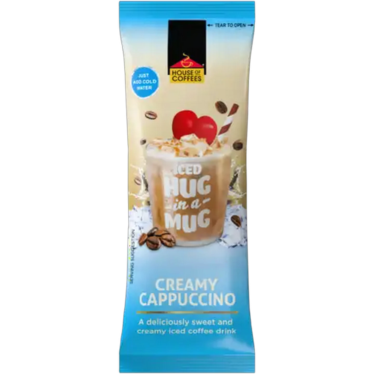 Image of House of Coffees HUG in a MUG Creamy Iced Cappuccino 24g