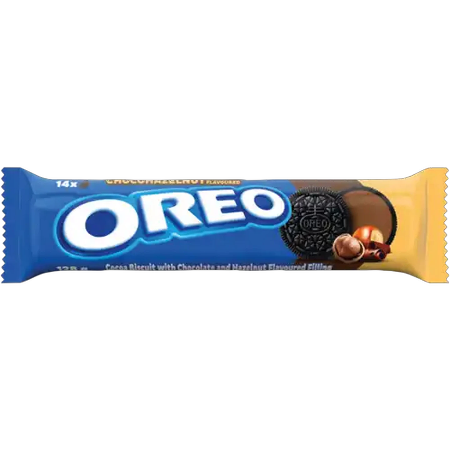 Image of OREO Chocohazelnut Crème Flavoured Cocoa Biscuit 128g
