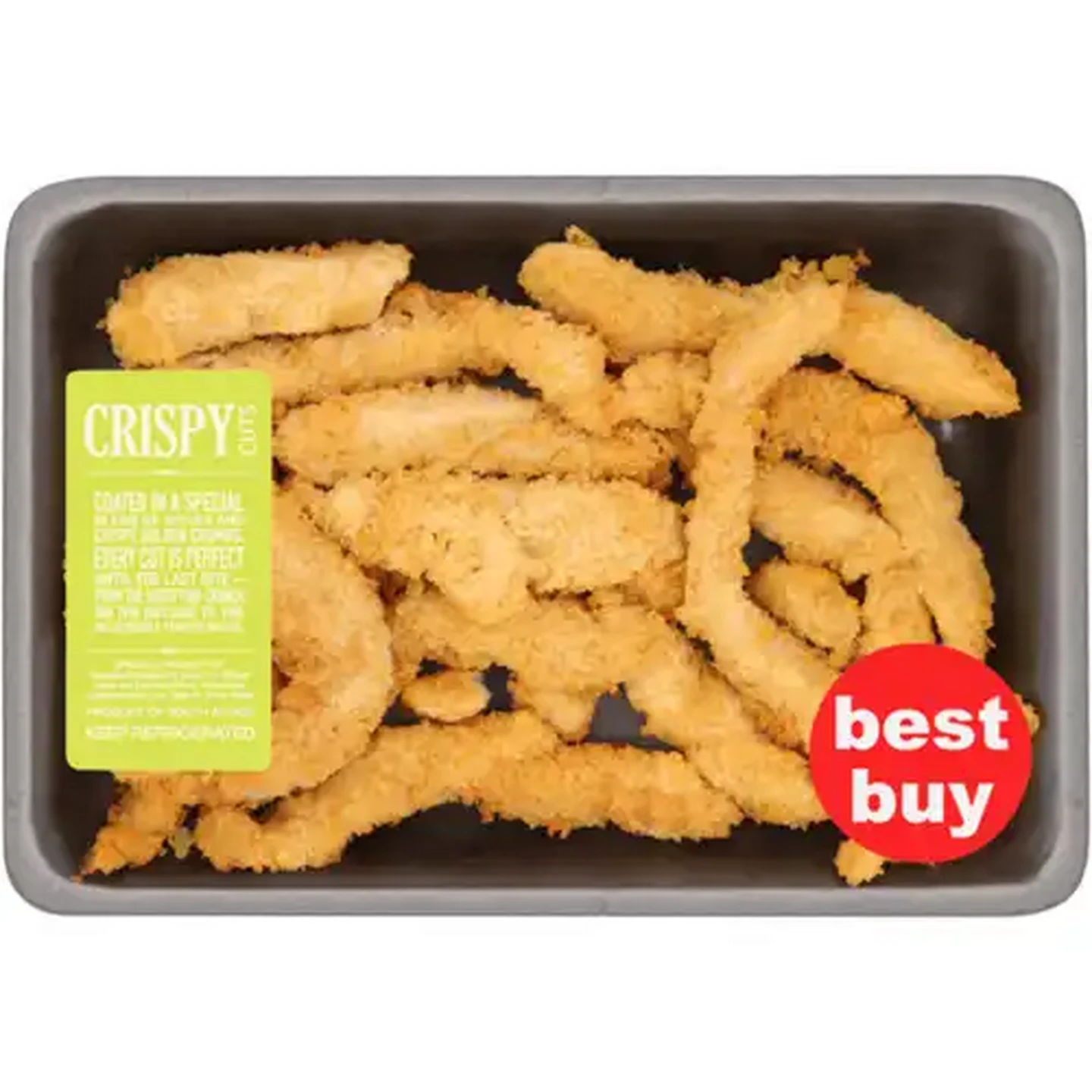 Image of Crispy Cuts Crumbed Chicken Strips Per kg